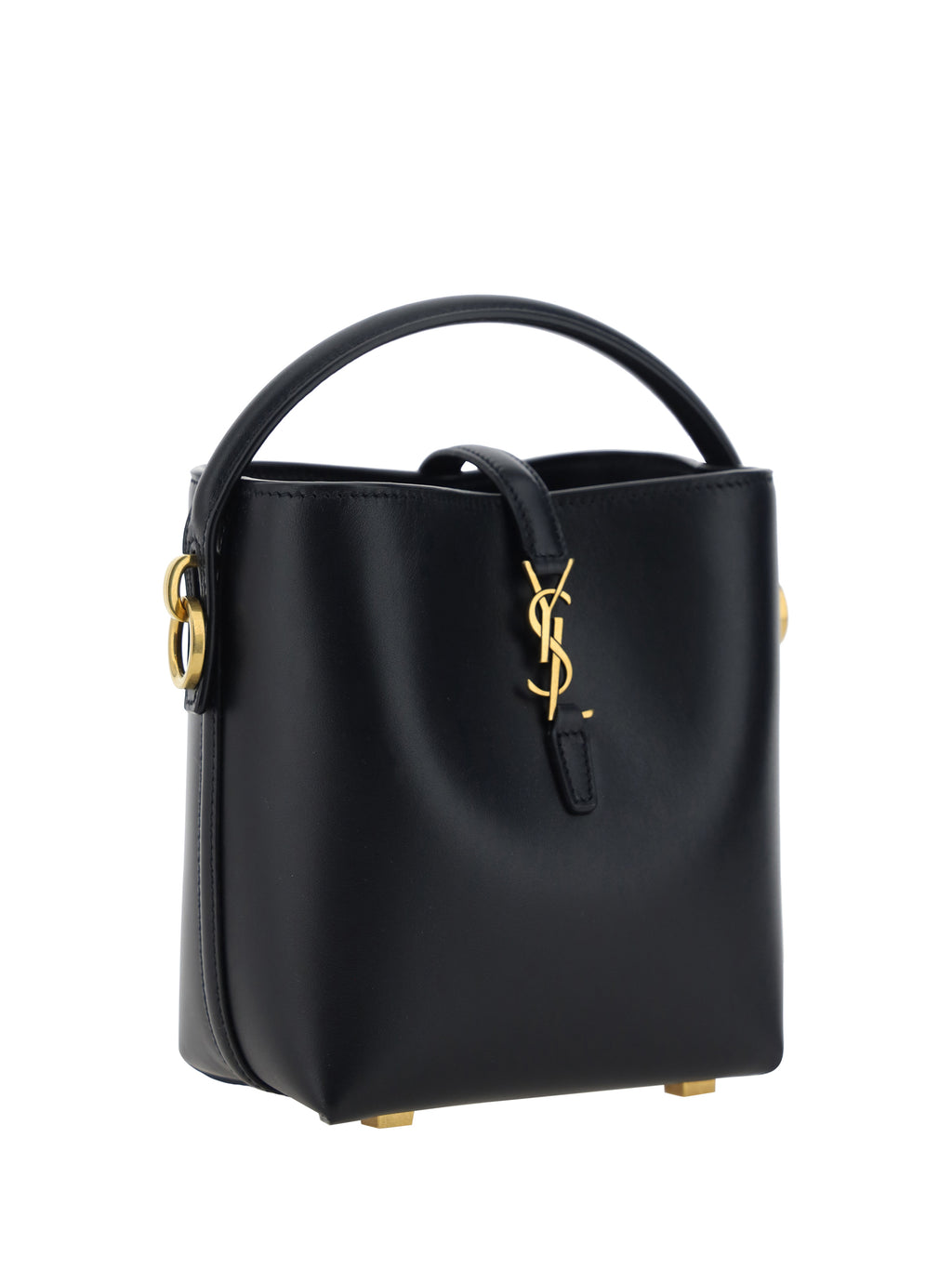 Le 37 Mini Bucket Bag In Shiny Leather