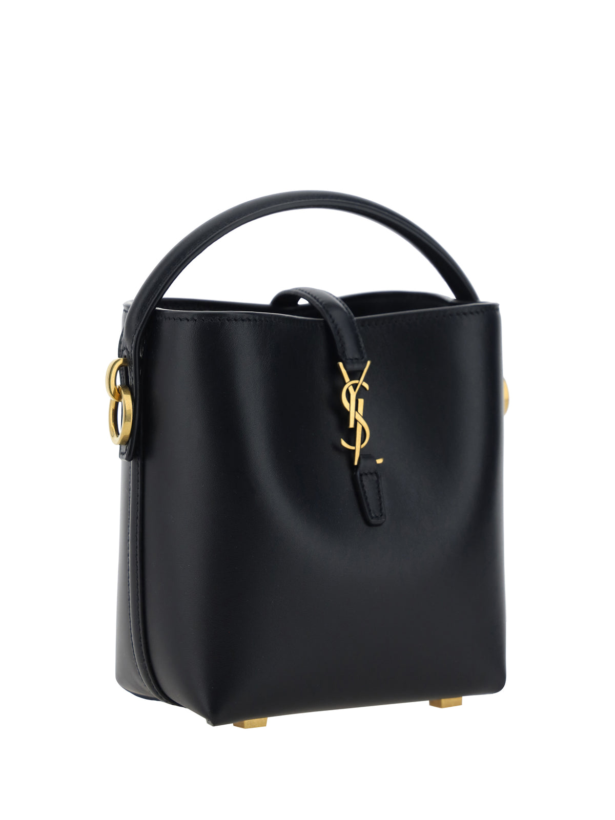Le 37 Mini Bucket Bag In Shiny Leather