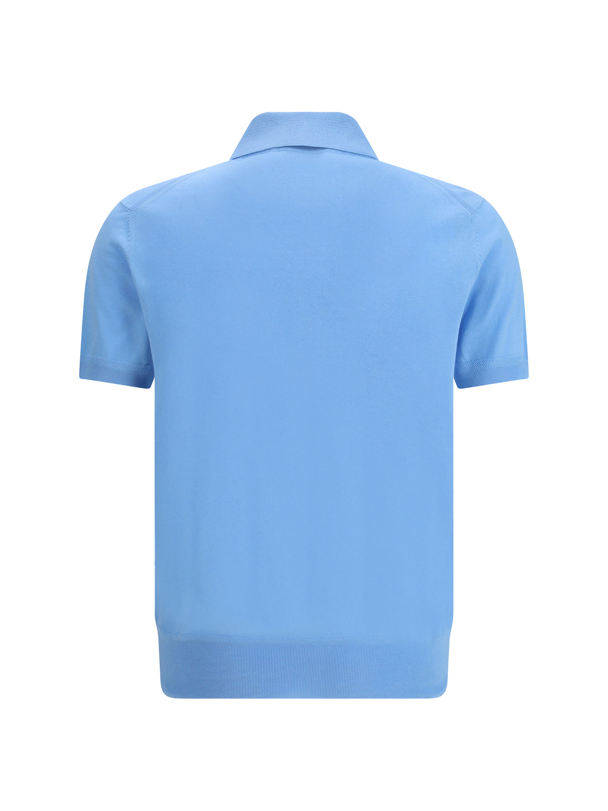 Cotton Knit Polo Shirt
