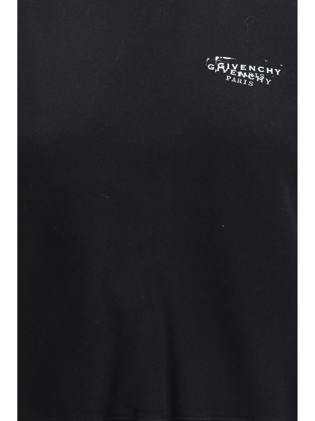 Sweatshirt in Fleece With Givenchy Stamp Print