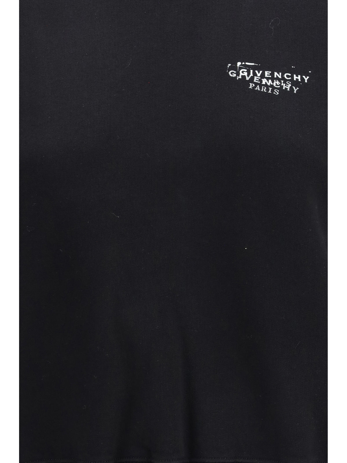 Sweatshirt in Fleece With Givenchy Stamp Print