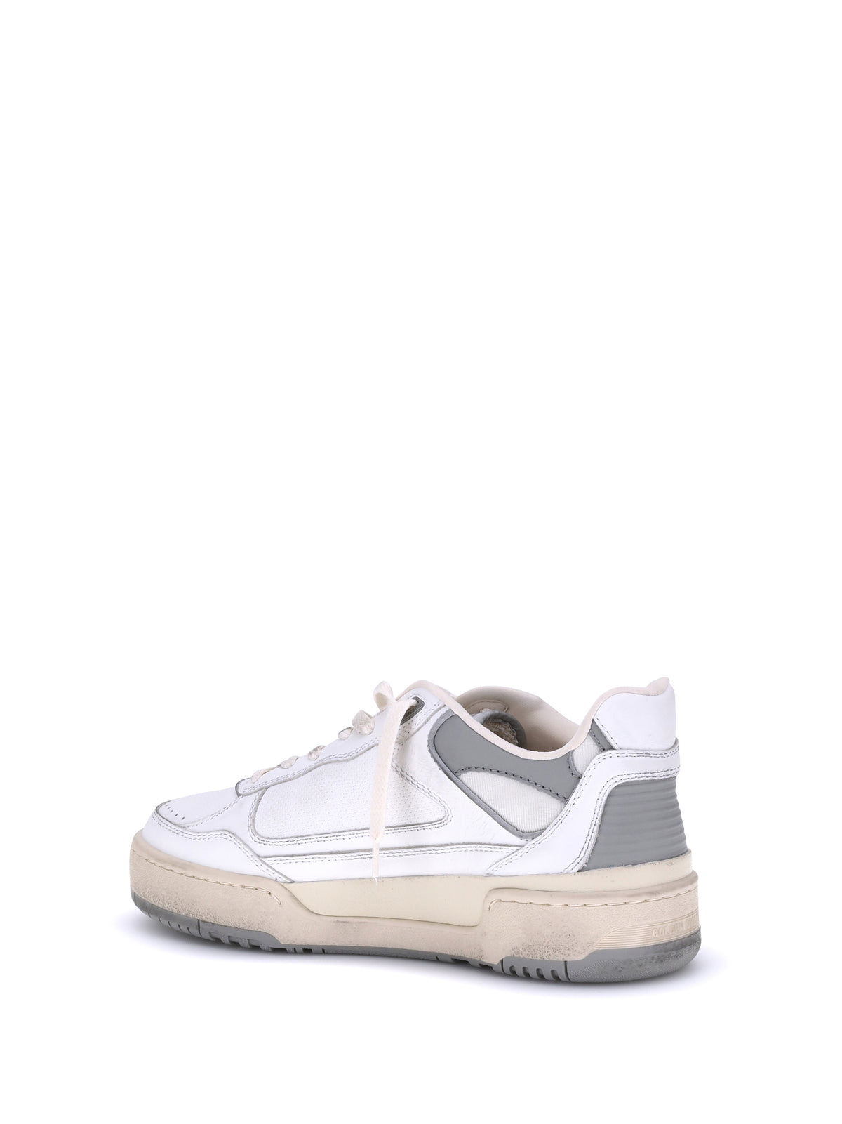 Forty2 With Grey Star And White Leather Heel Tab