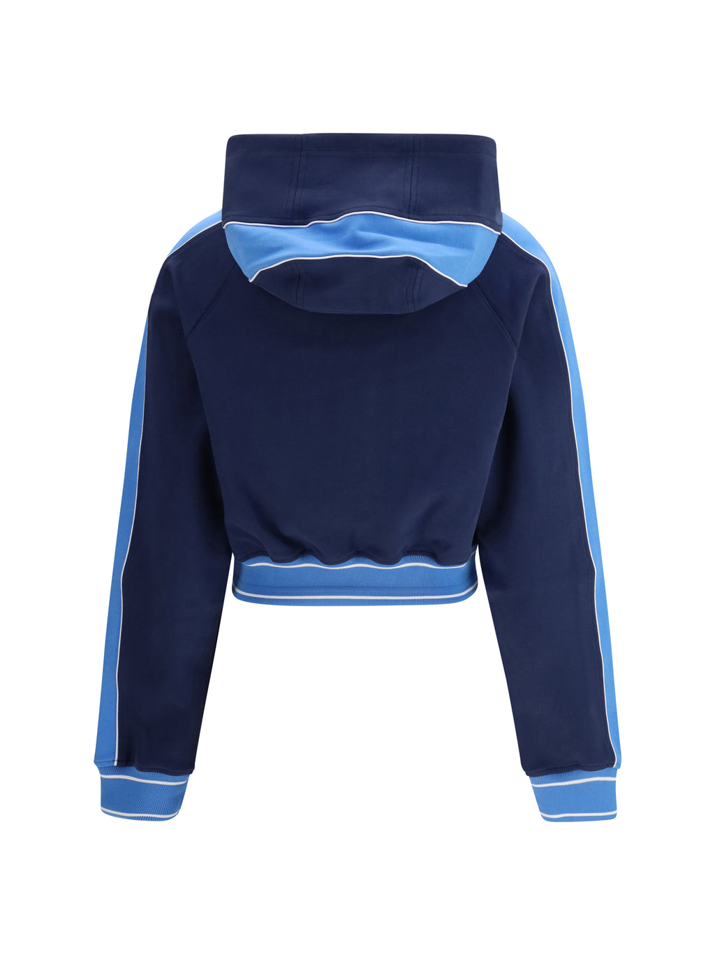 Casablanca Drawstring Cropped Hoodie