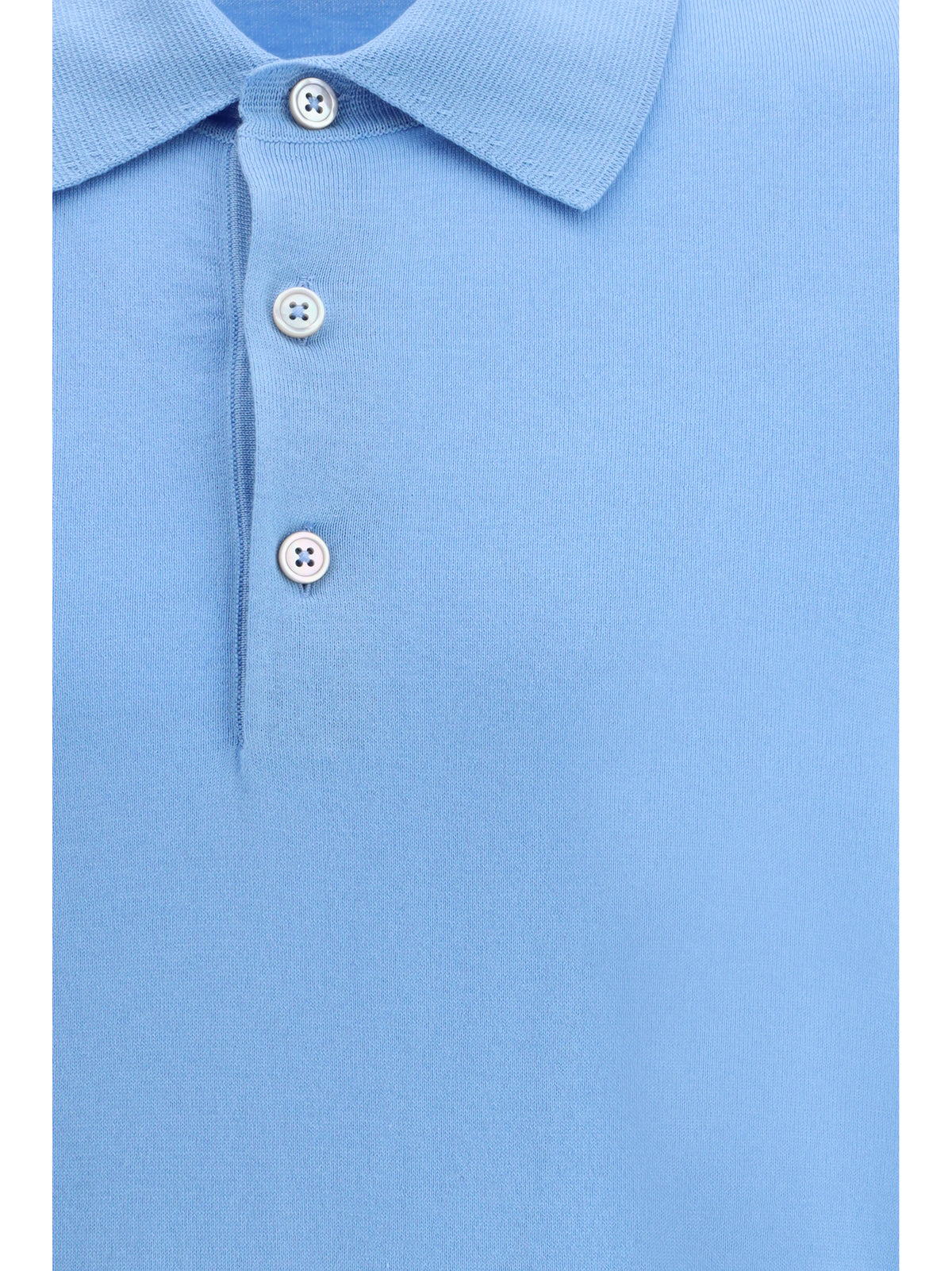 Cotton Knit Polo Shirt