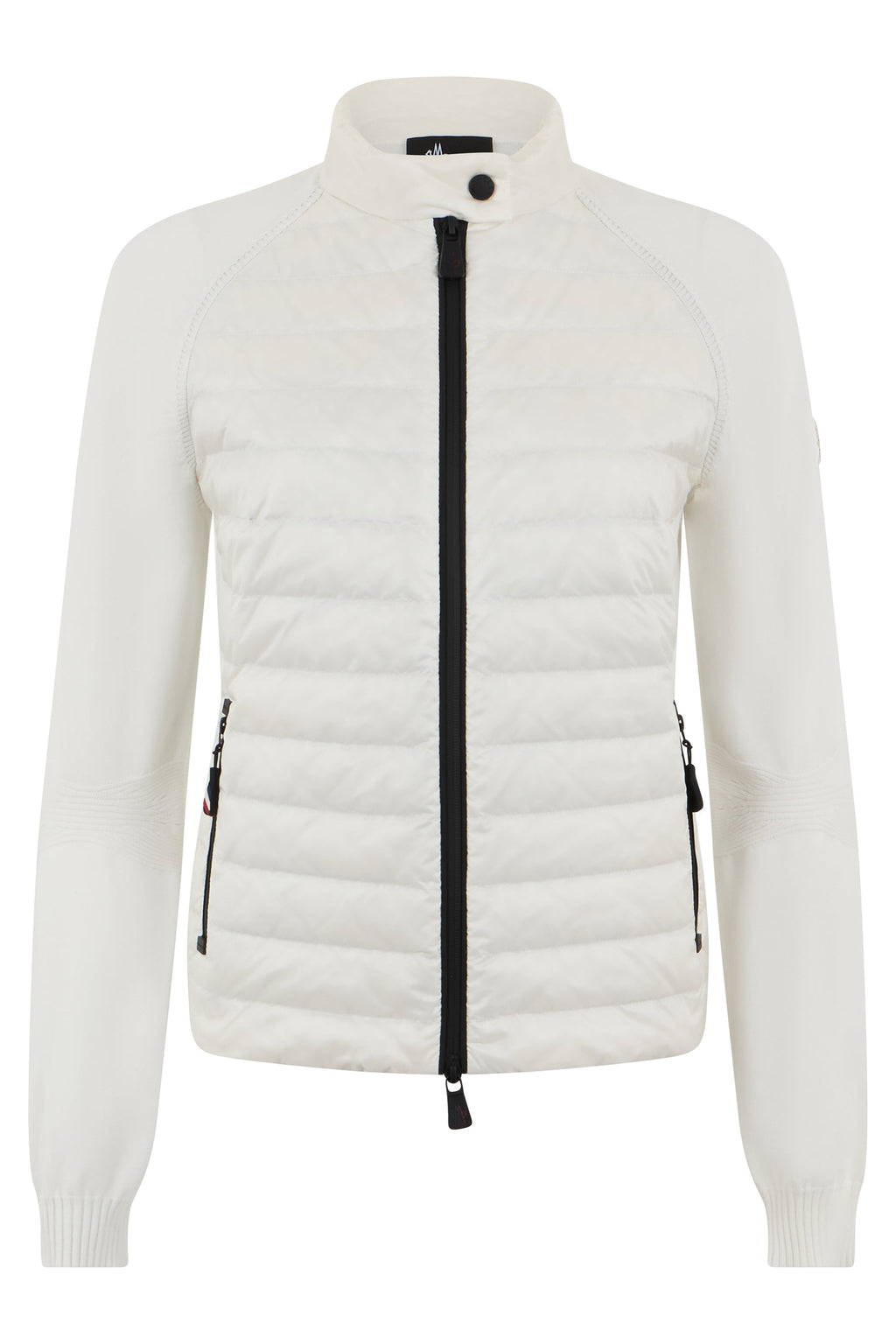 Padded Zip-Up Cardigan