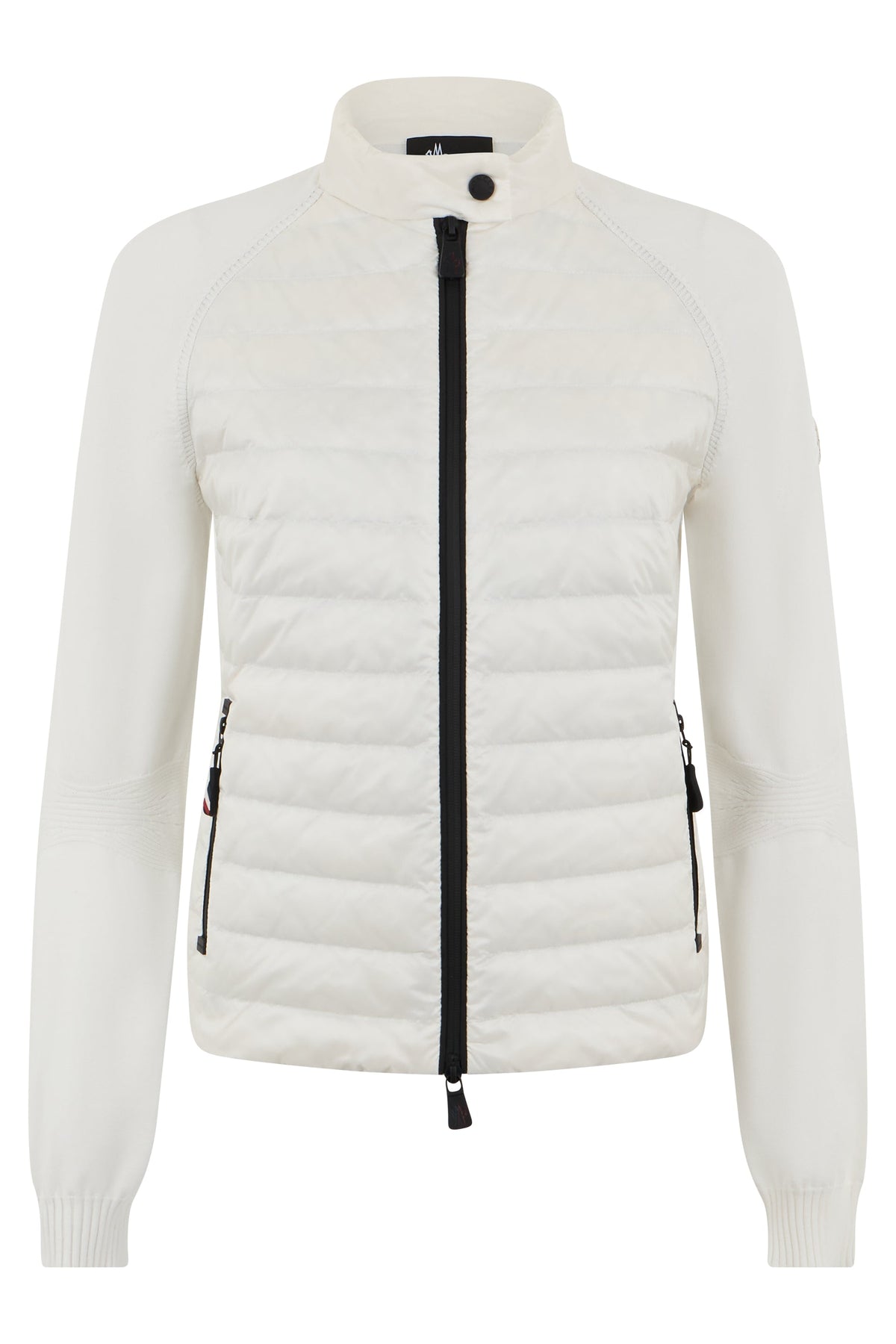 Padded Zip-Up Cardigan
