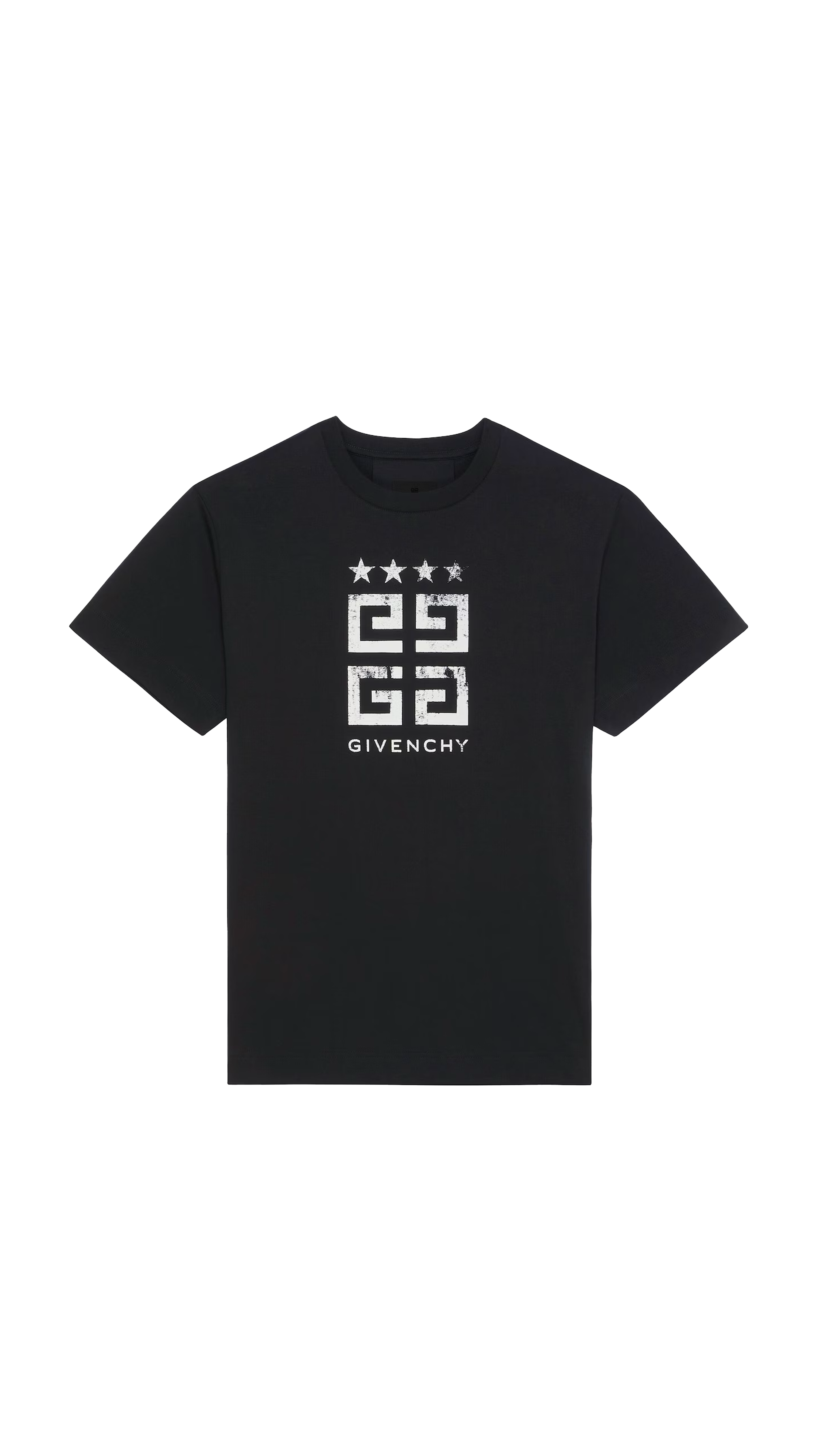 4G Stars Slim Fit T-shirt - Black