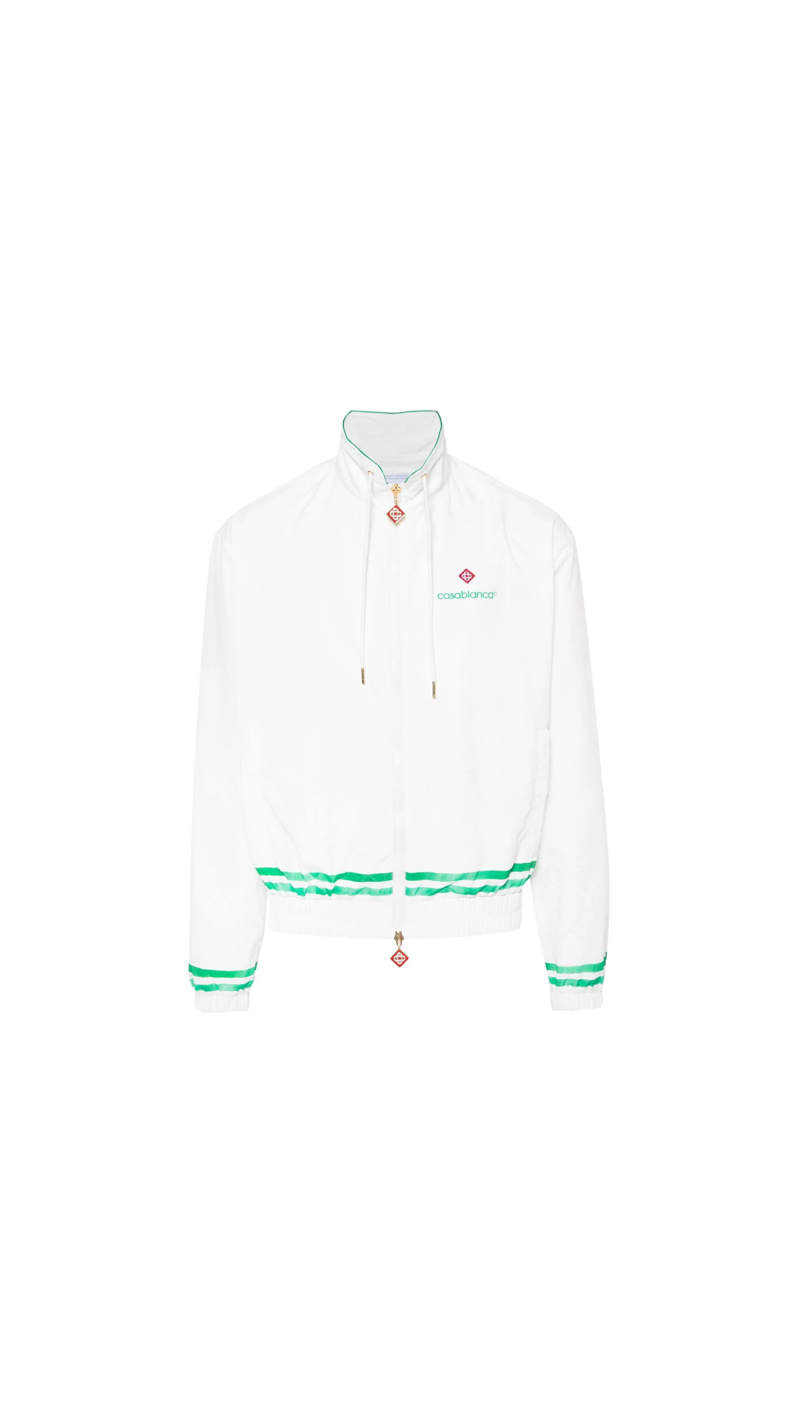 Laser Detail Track Jacket - White