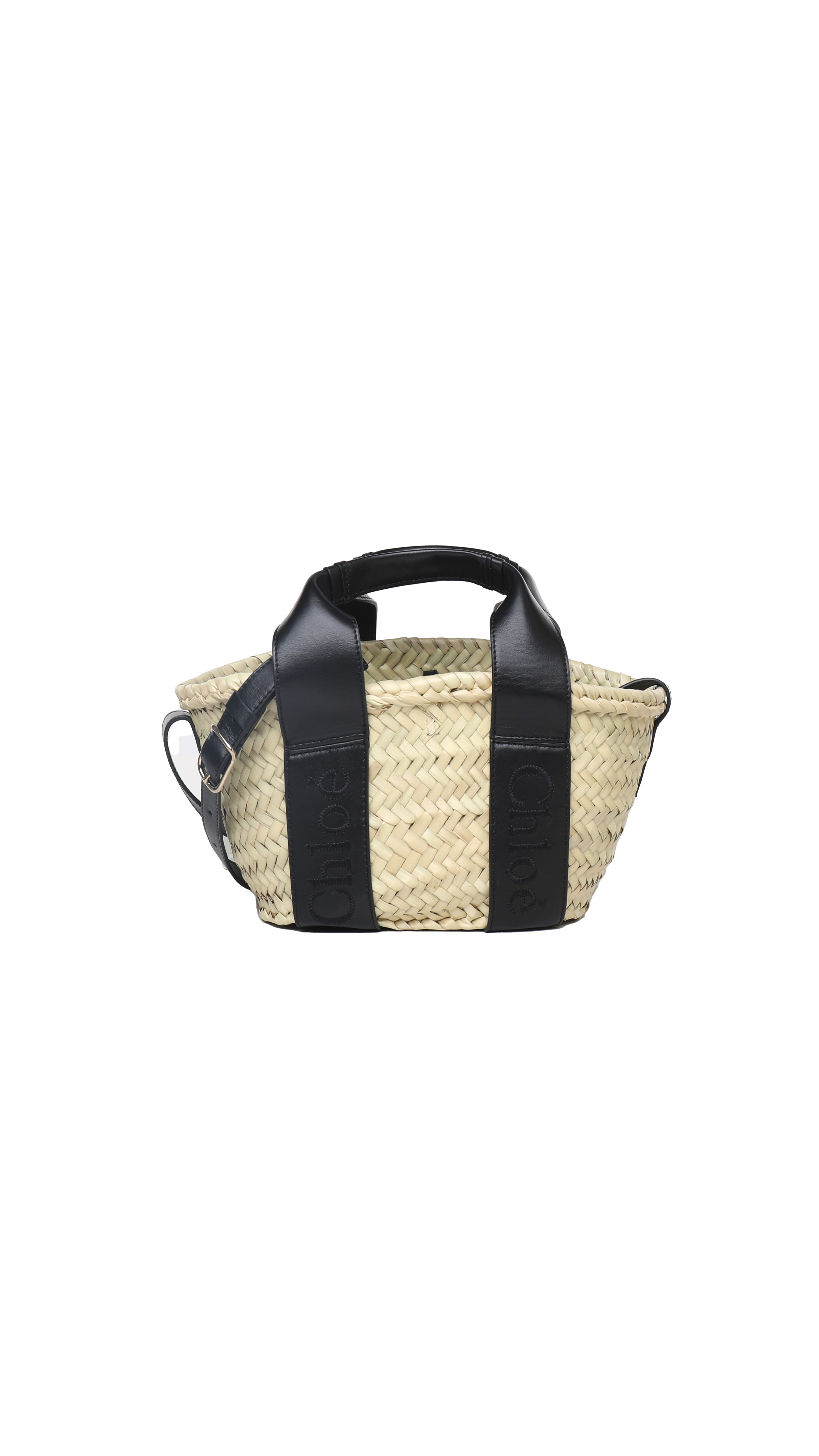 Sense Small Basket Bag - Beige/Black