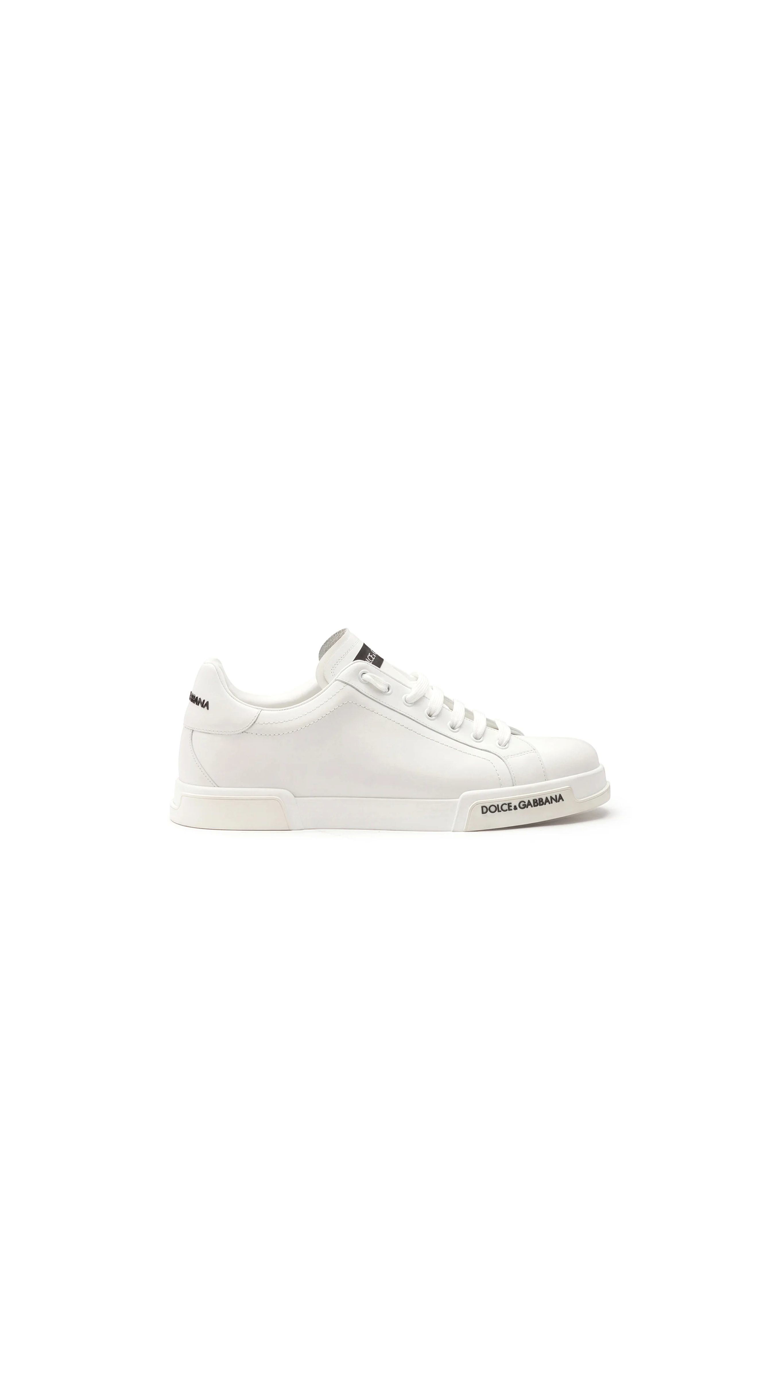 Calfskin Nappa Portofino Sneakers - White