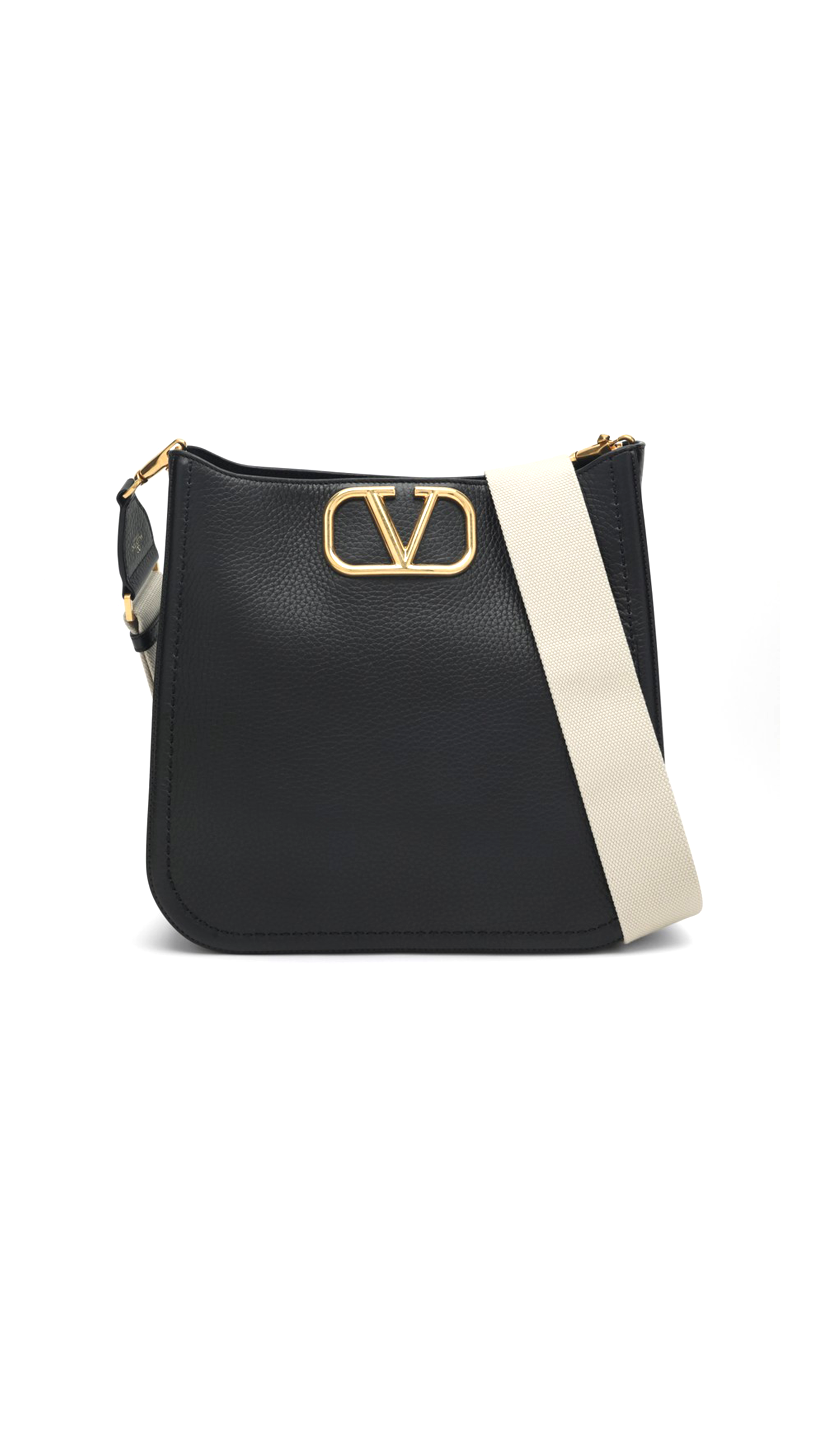 Valentino Garavani Medium Alltime Shoulder Bag - Black