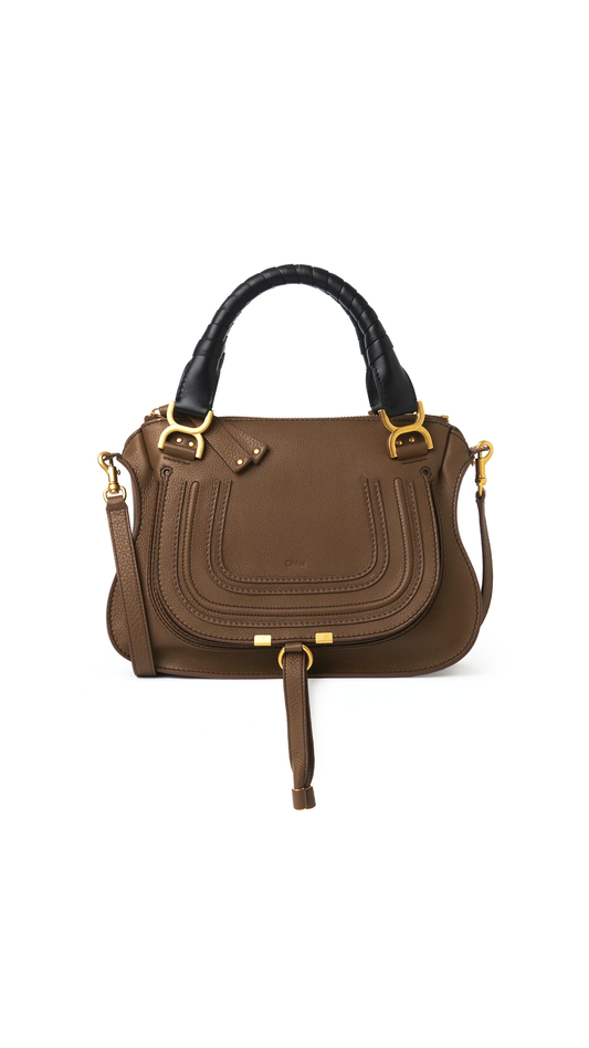 Marcie Double Carry Bag - Palm Brown