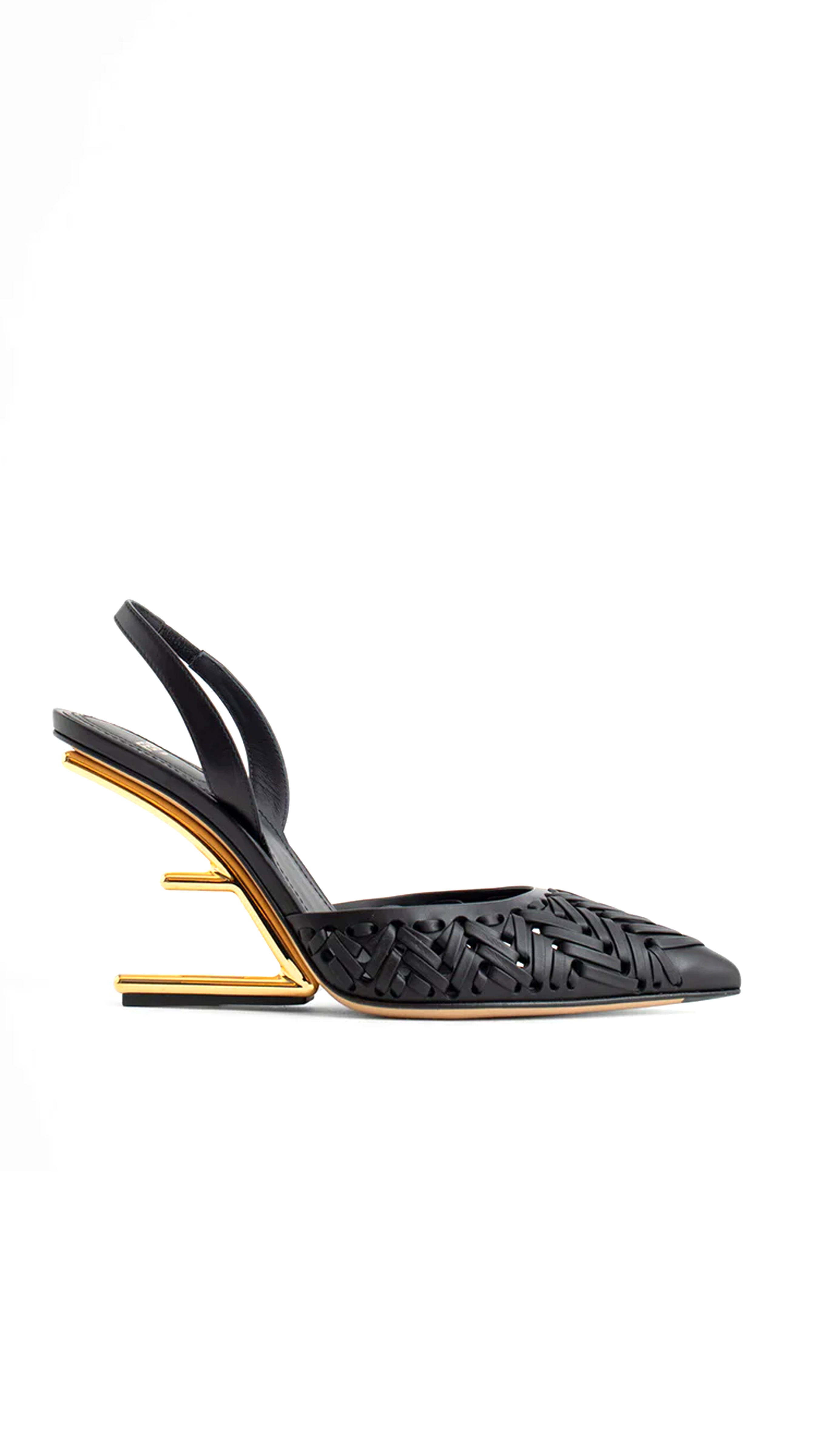 Fendi First Slingback Pumps - Black