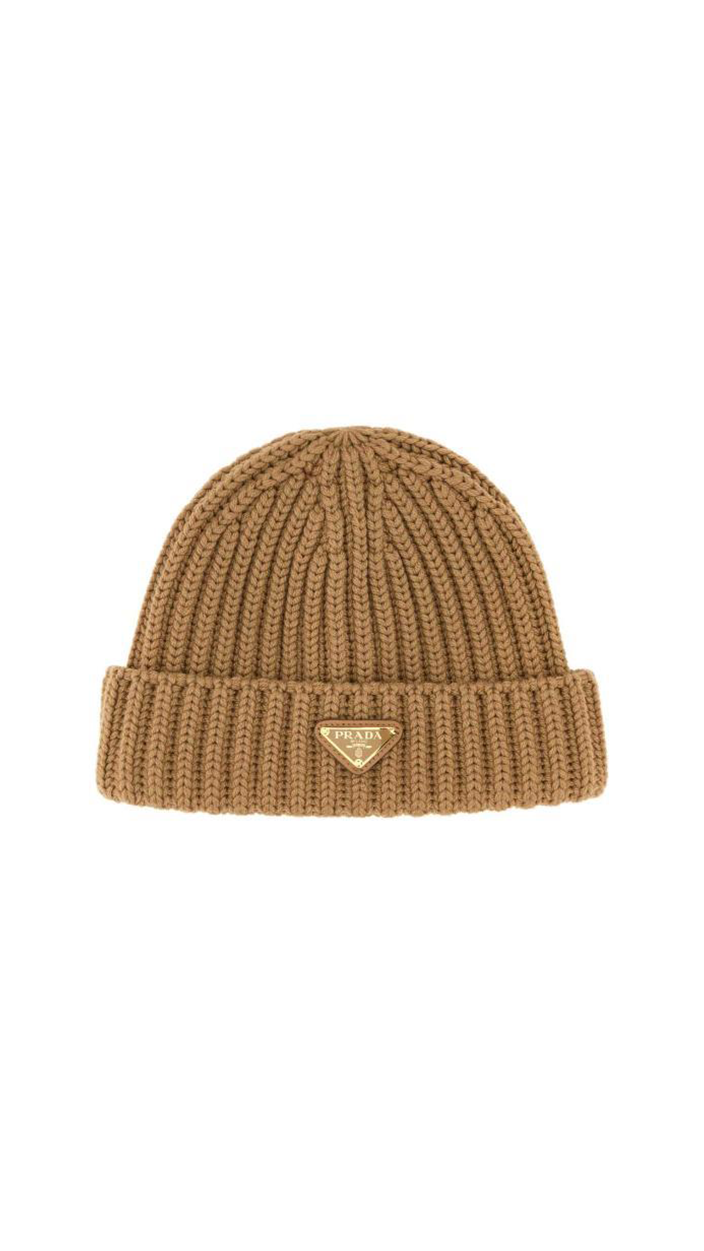 Wool Beanie - Camel Brown