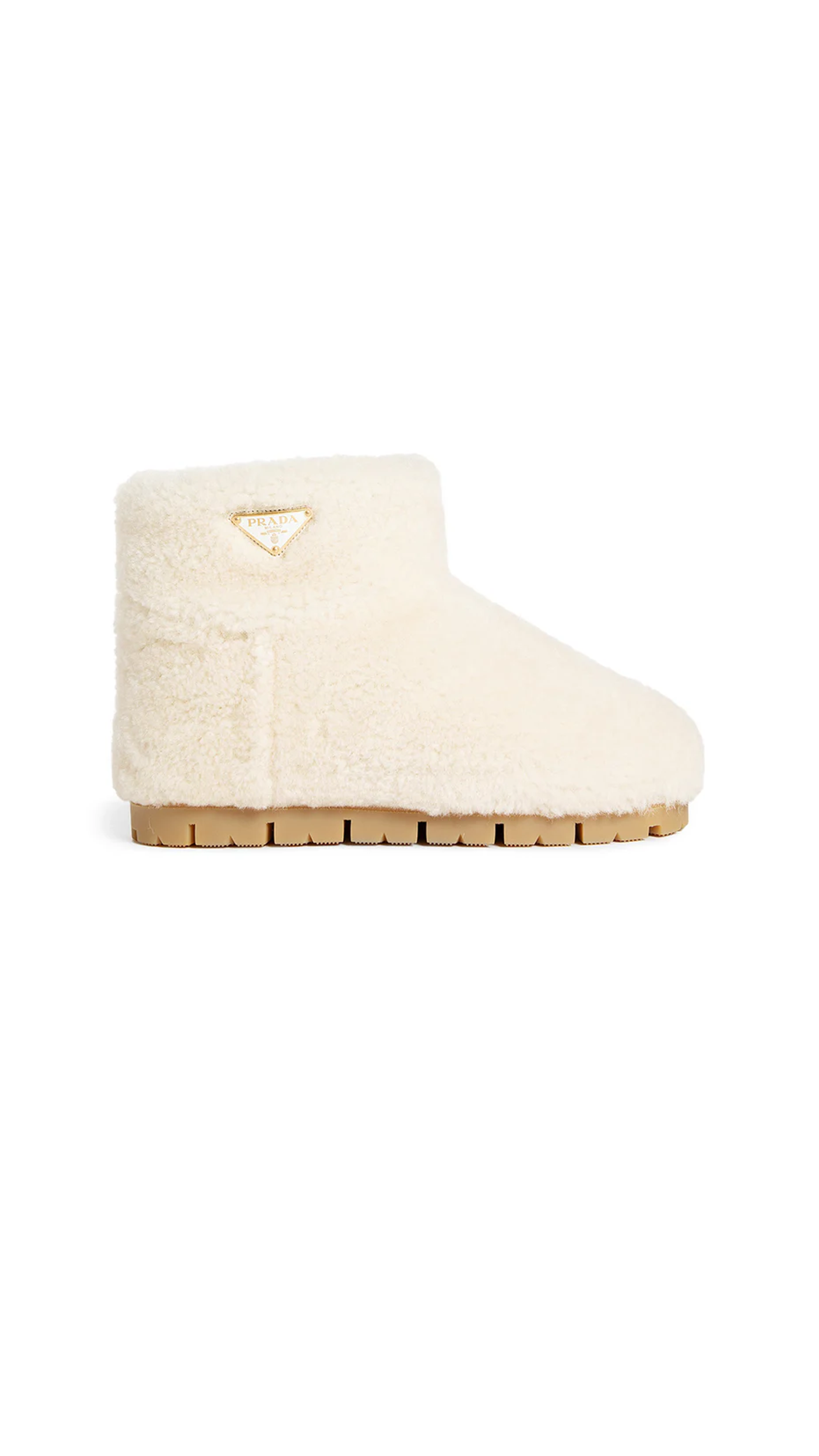 Shearling Boots - Natural