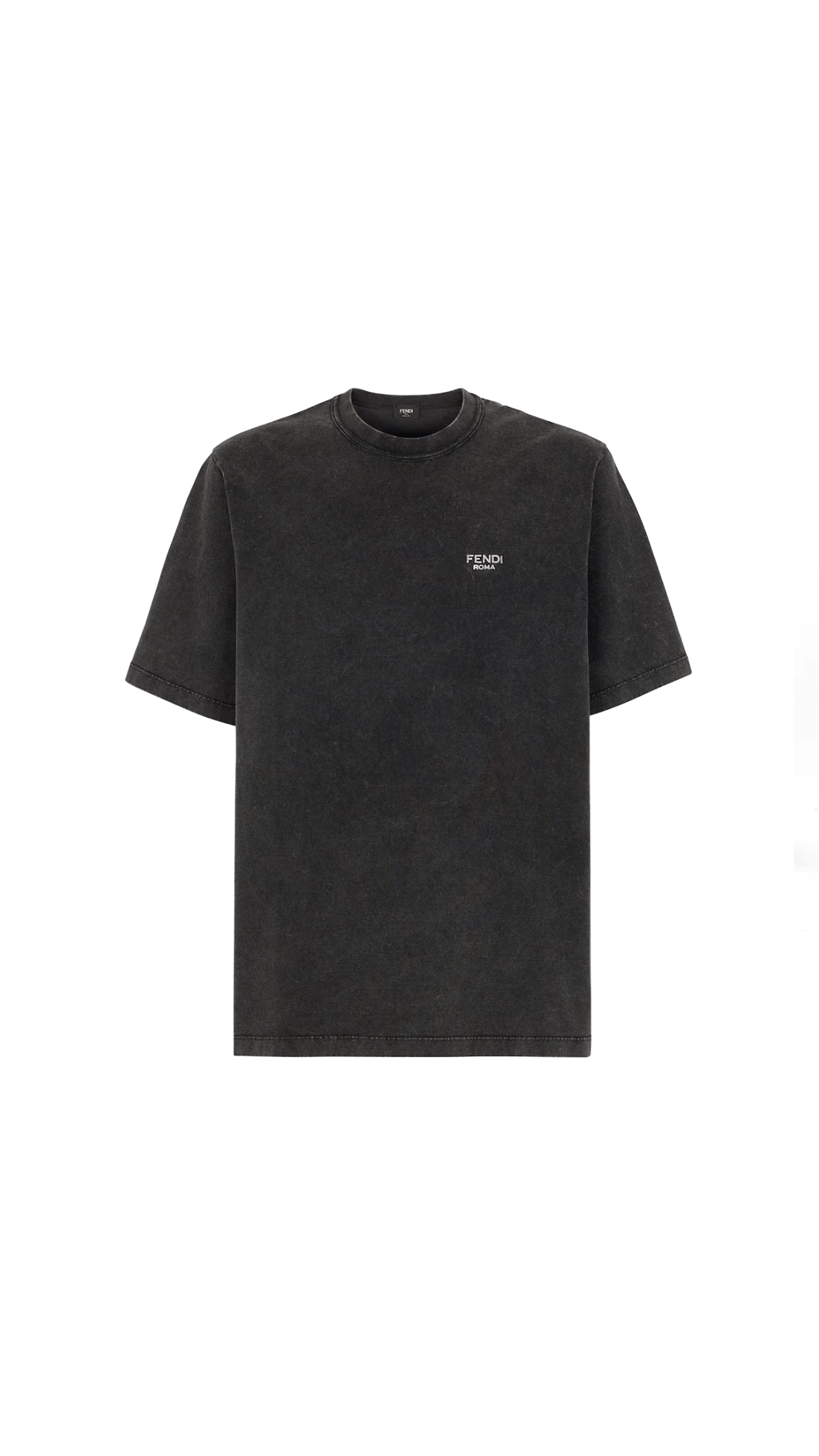 Oversized Jersey T-shirt - Faded Black