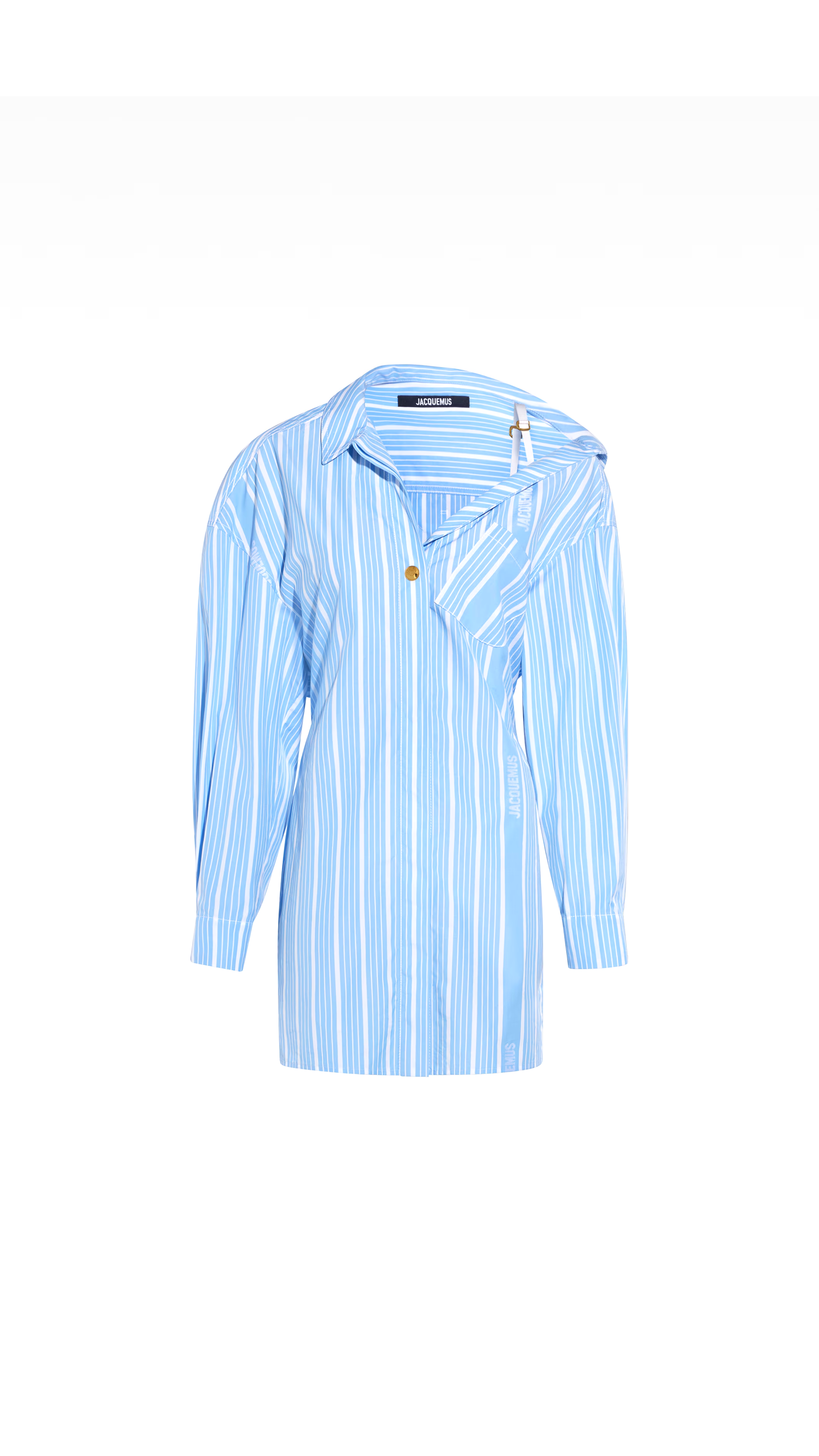 The Mini Shirt Dress - Blue