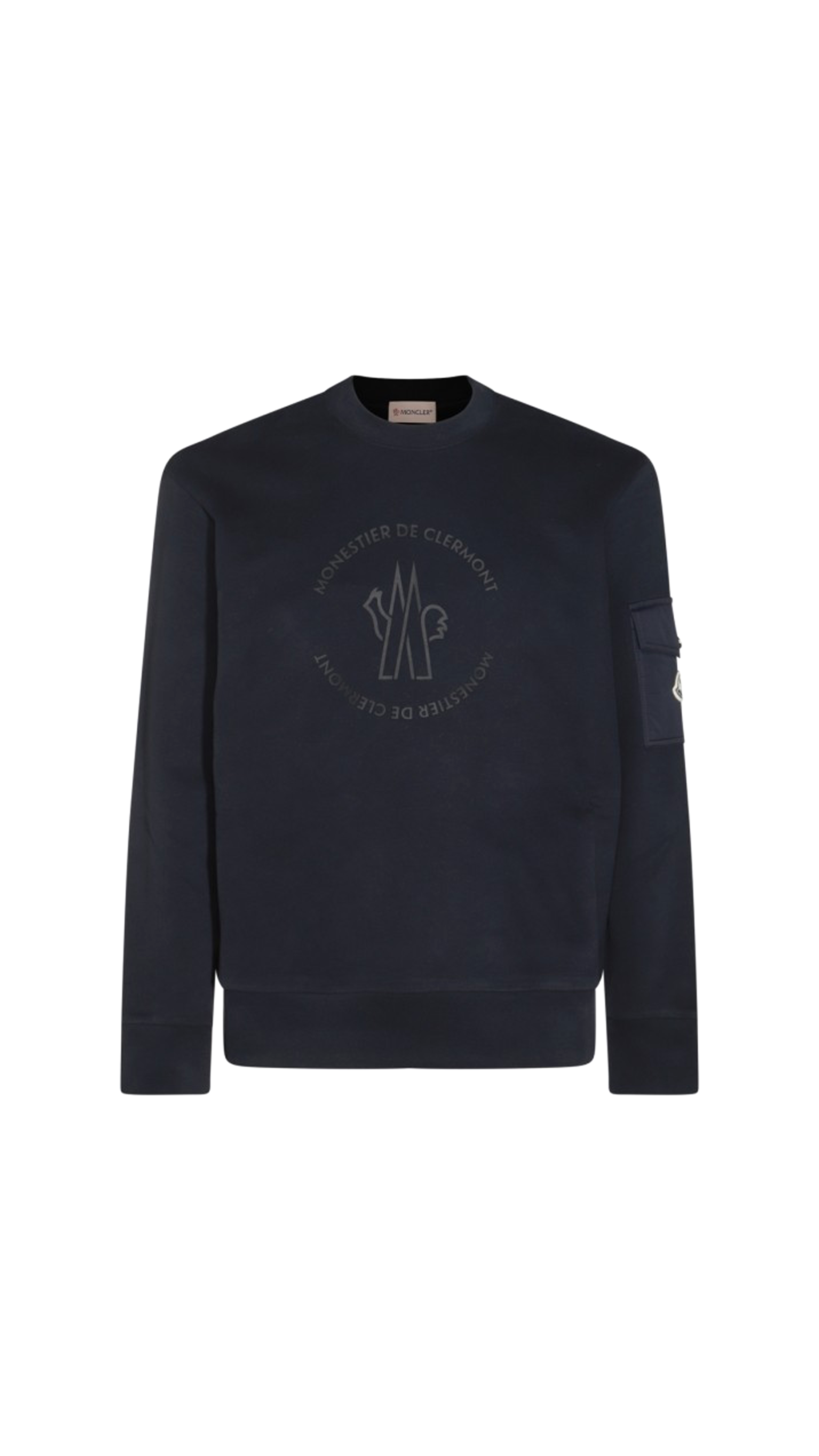 Logo Cotton Sweatshirt - Navy