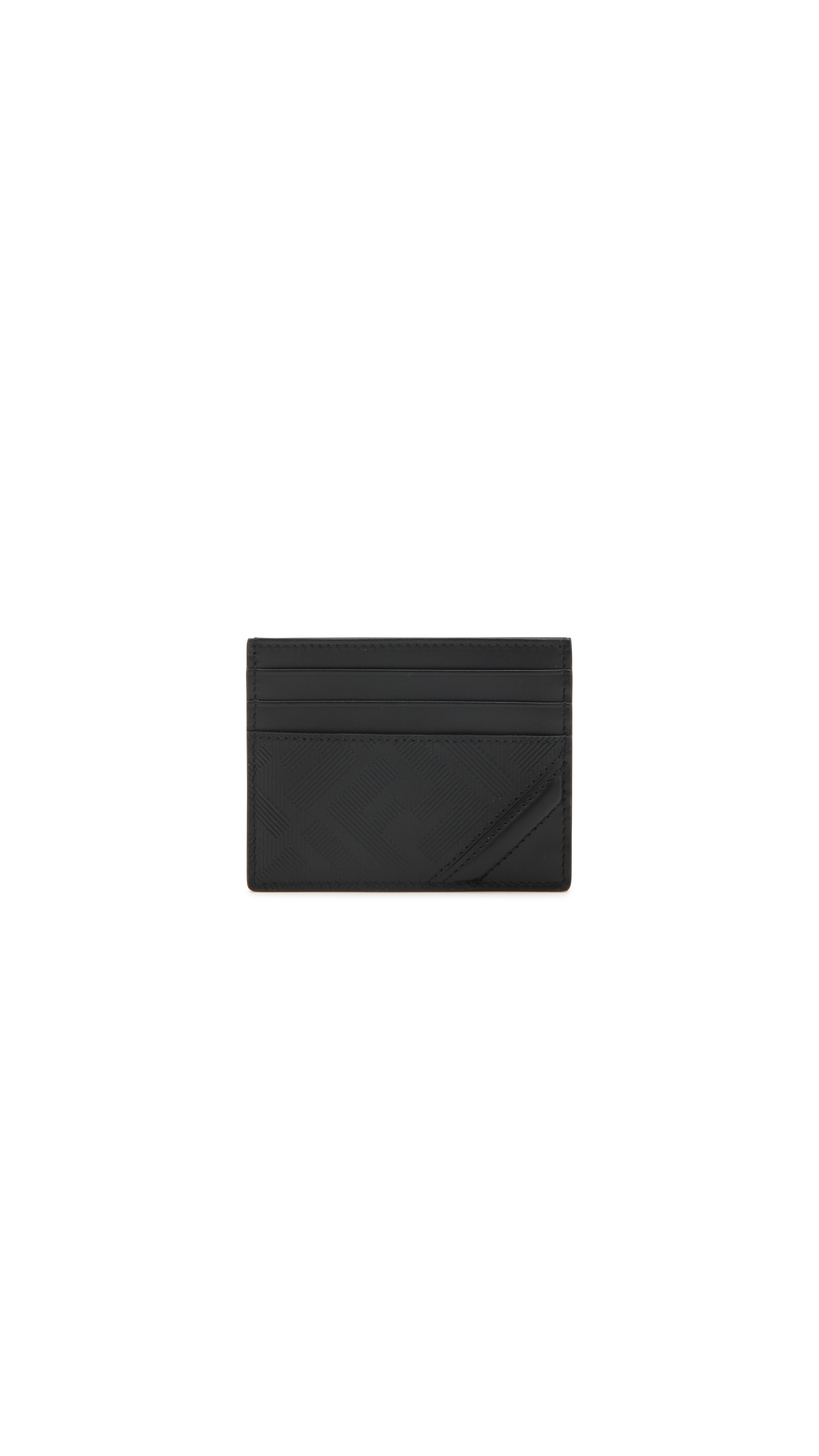 Shadow Diagonal Card Holder - Black