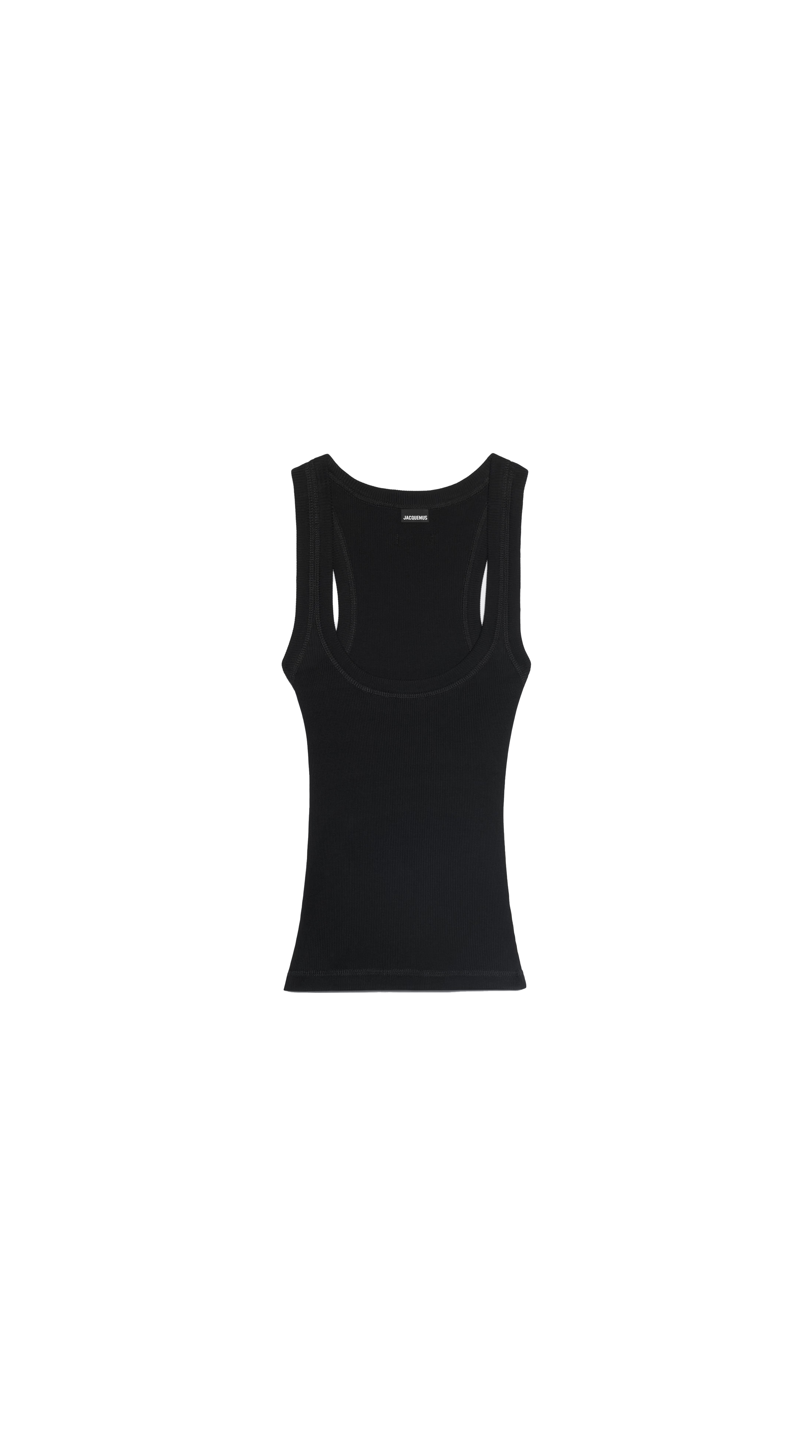 The Gros Grain Tank Top - Black