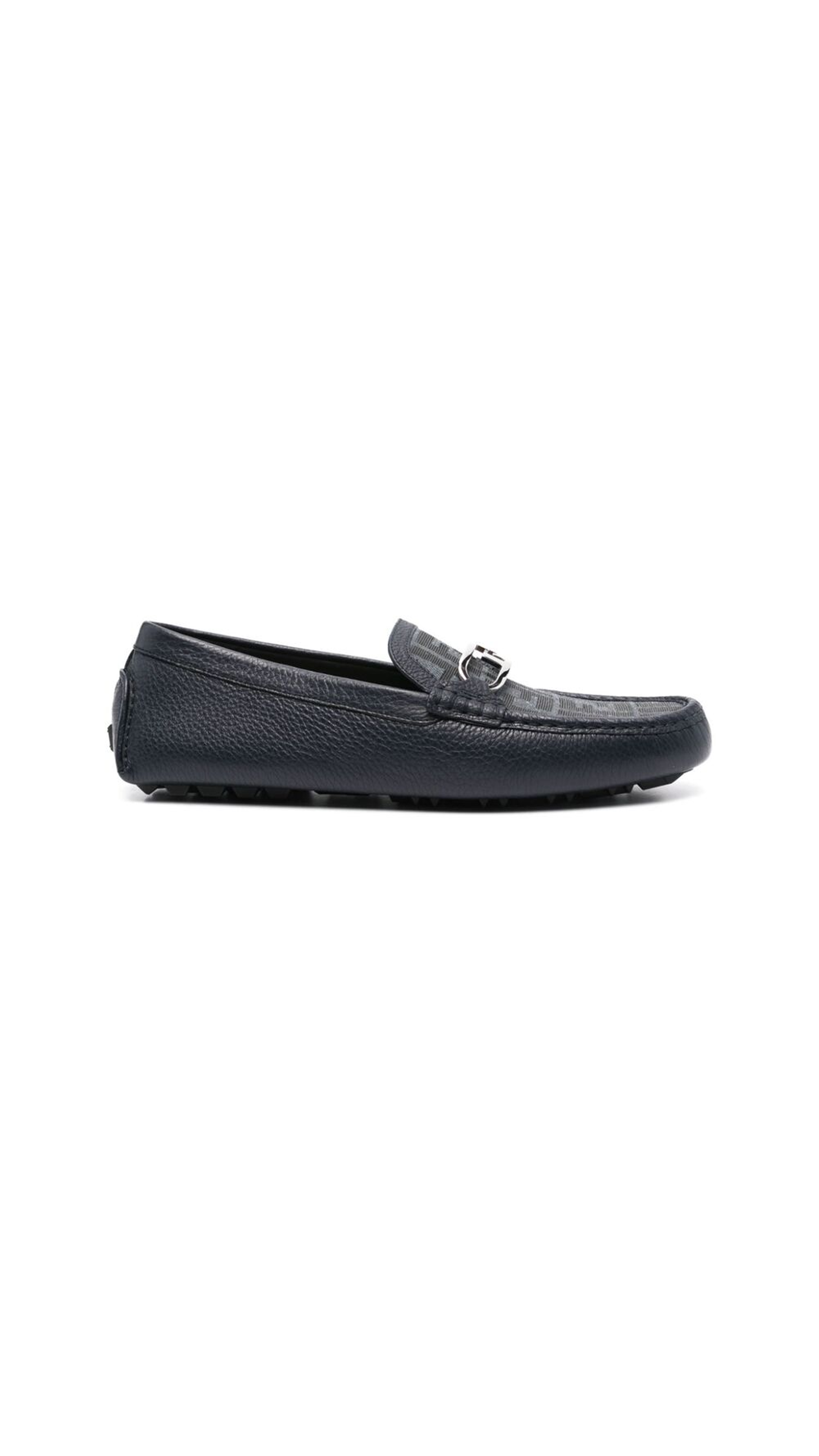 FF Jacquard O'Lock Loafers - Blue