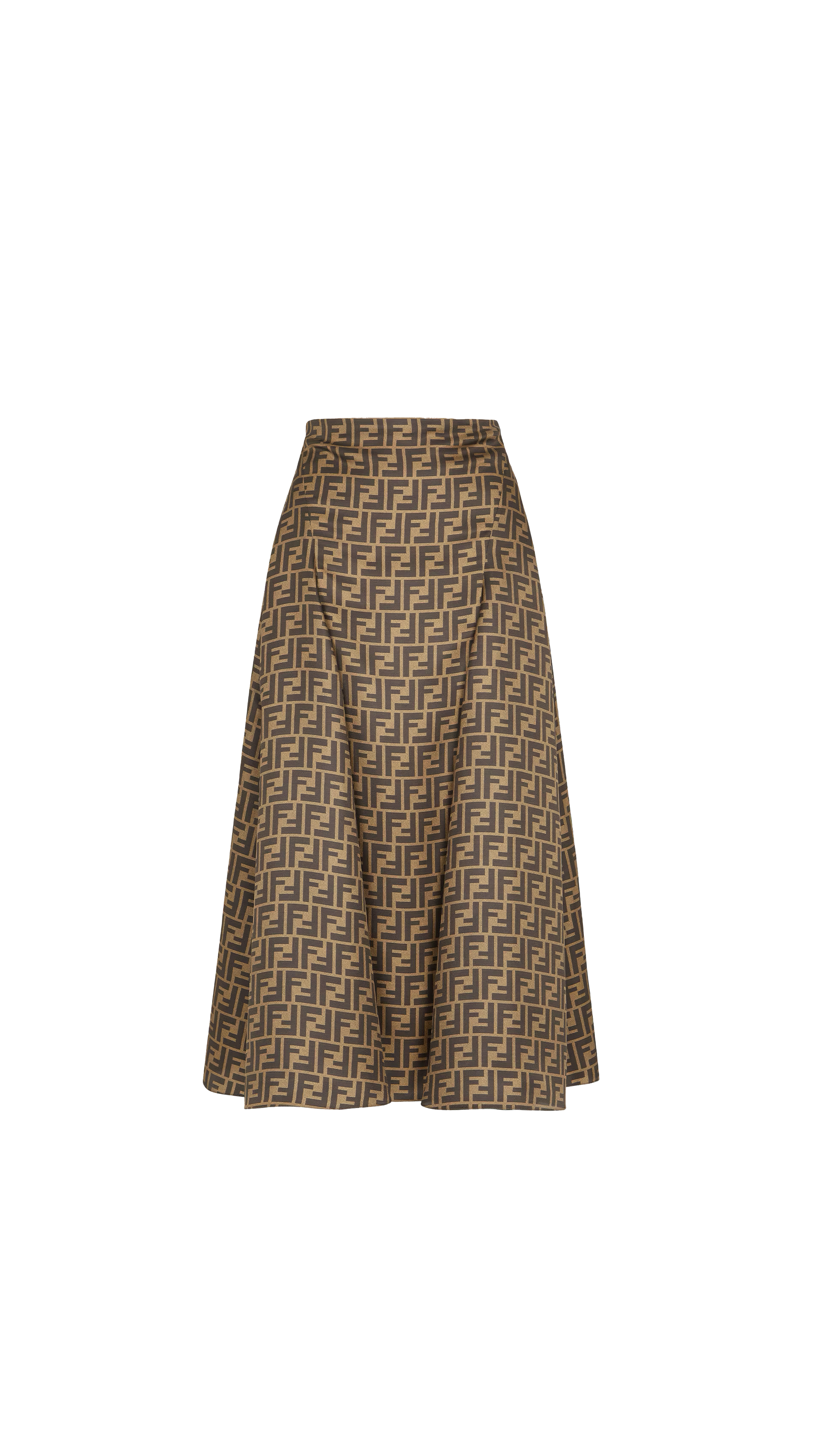 FF Twill Skirt - Brown