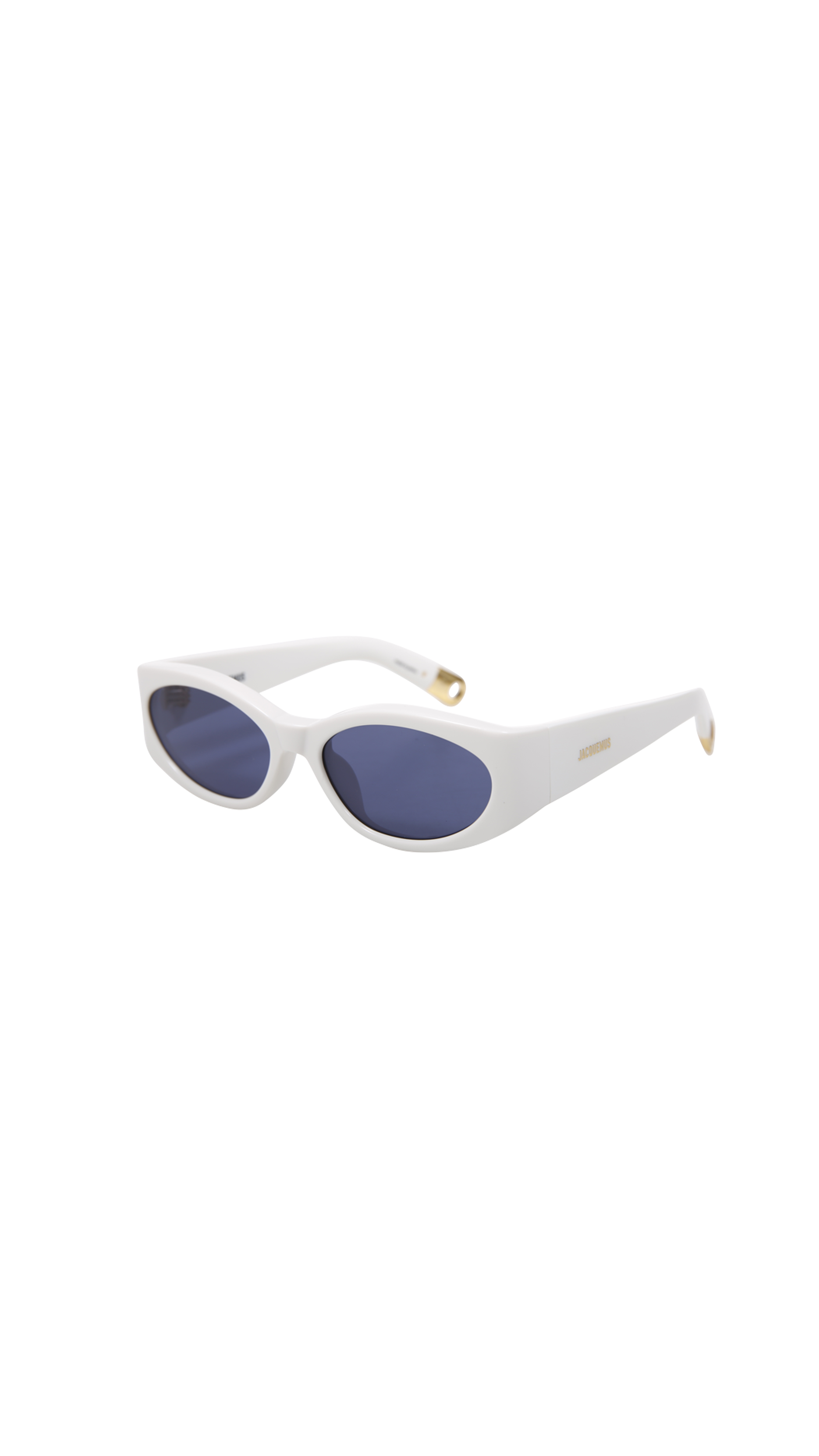 Ovalo Sunglasses - White\Blue