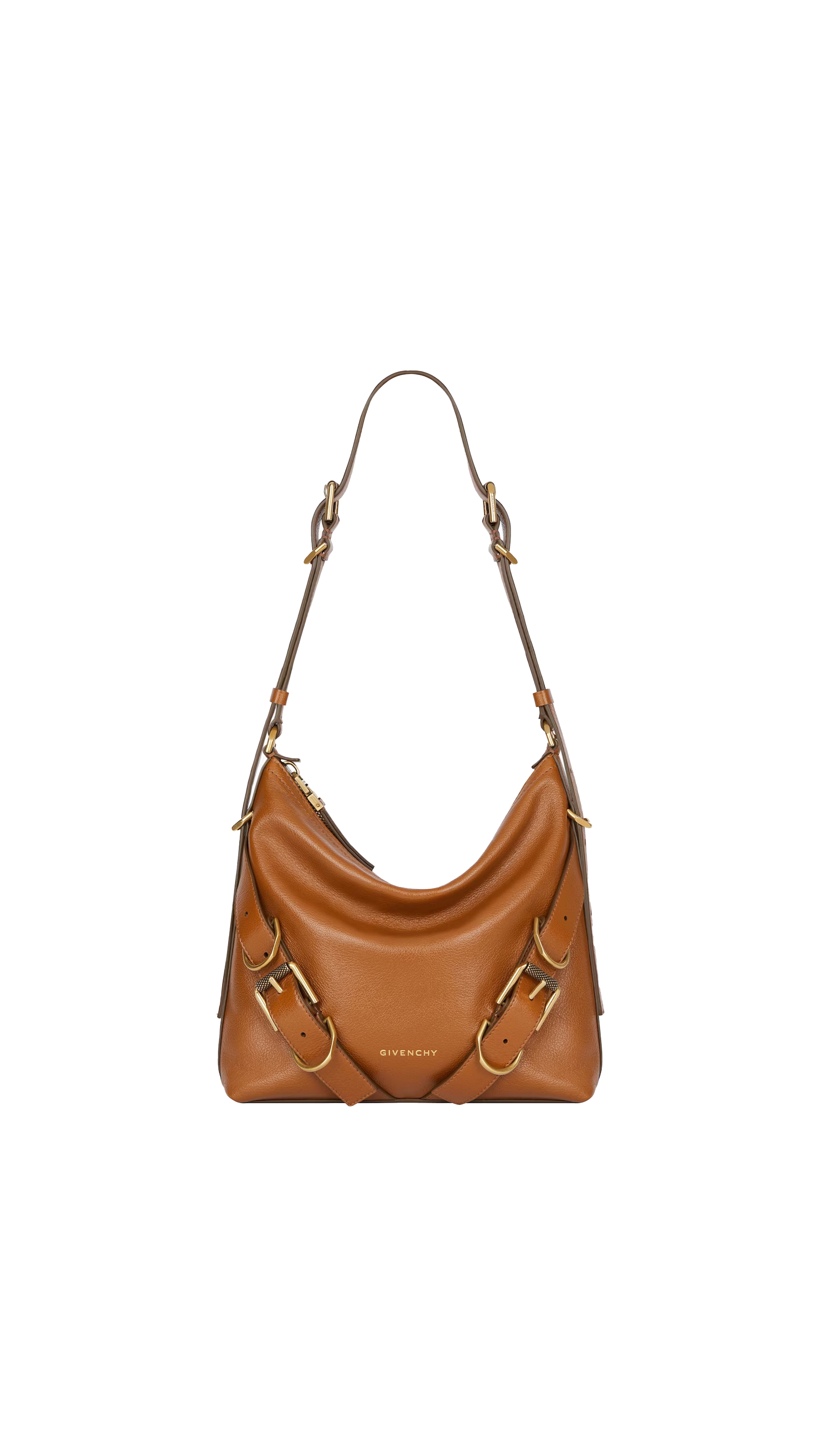 Voyou Crossbody Bag In Leather - Soft Tan