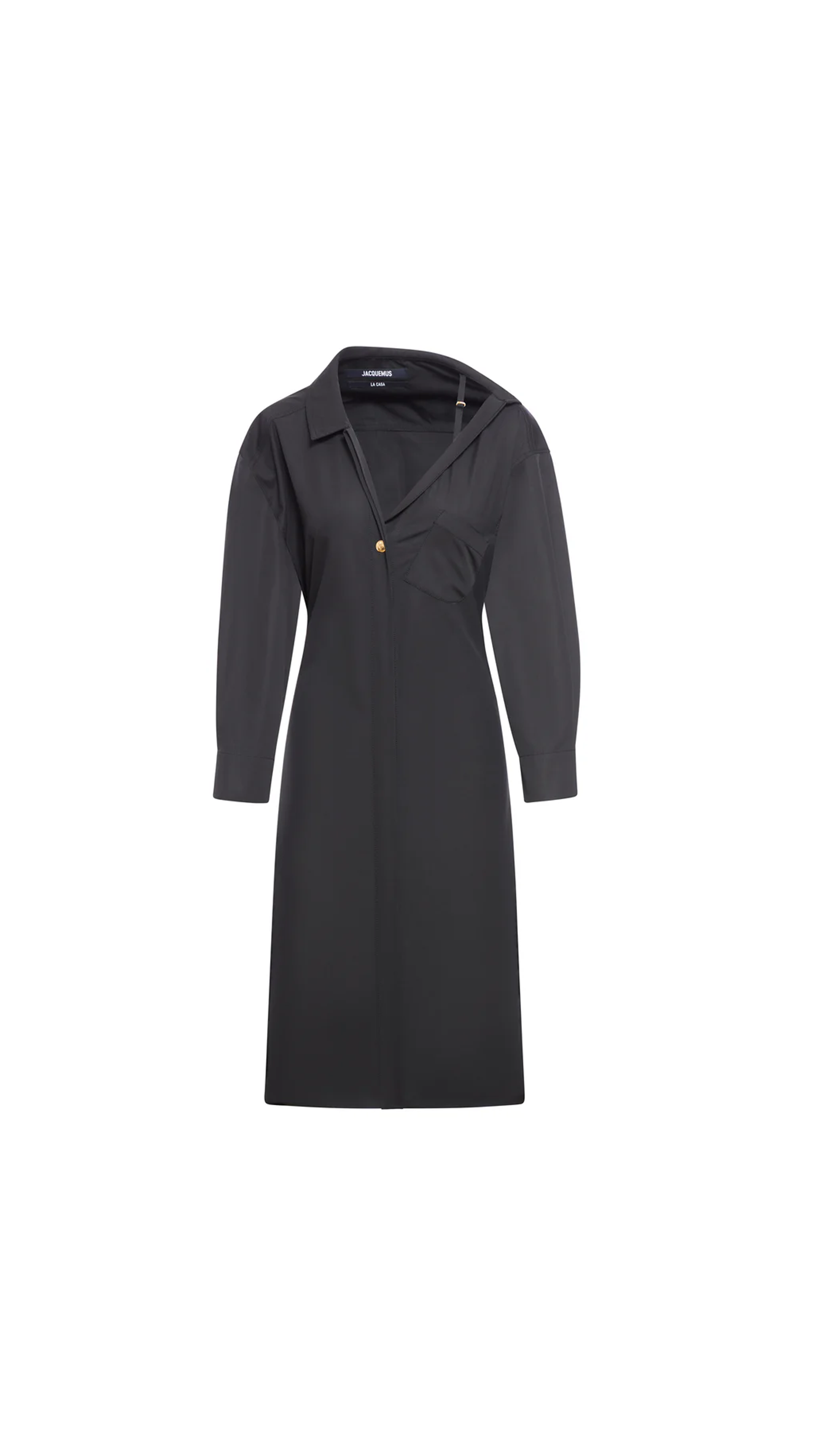 The Shirt Dress - Black