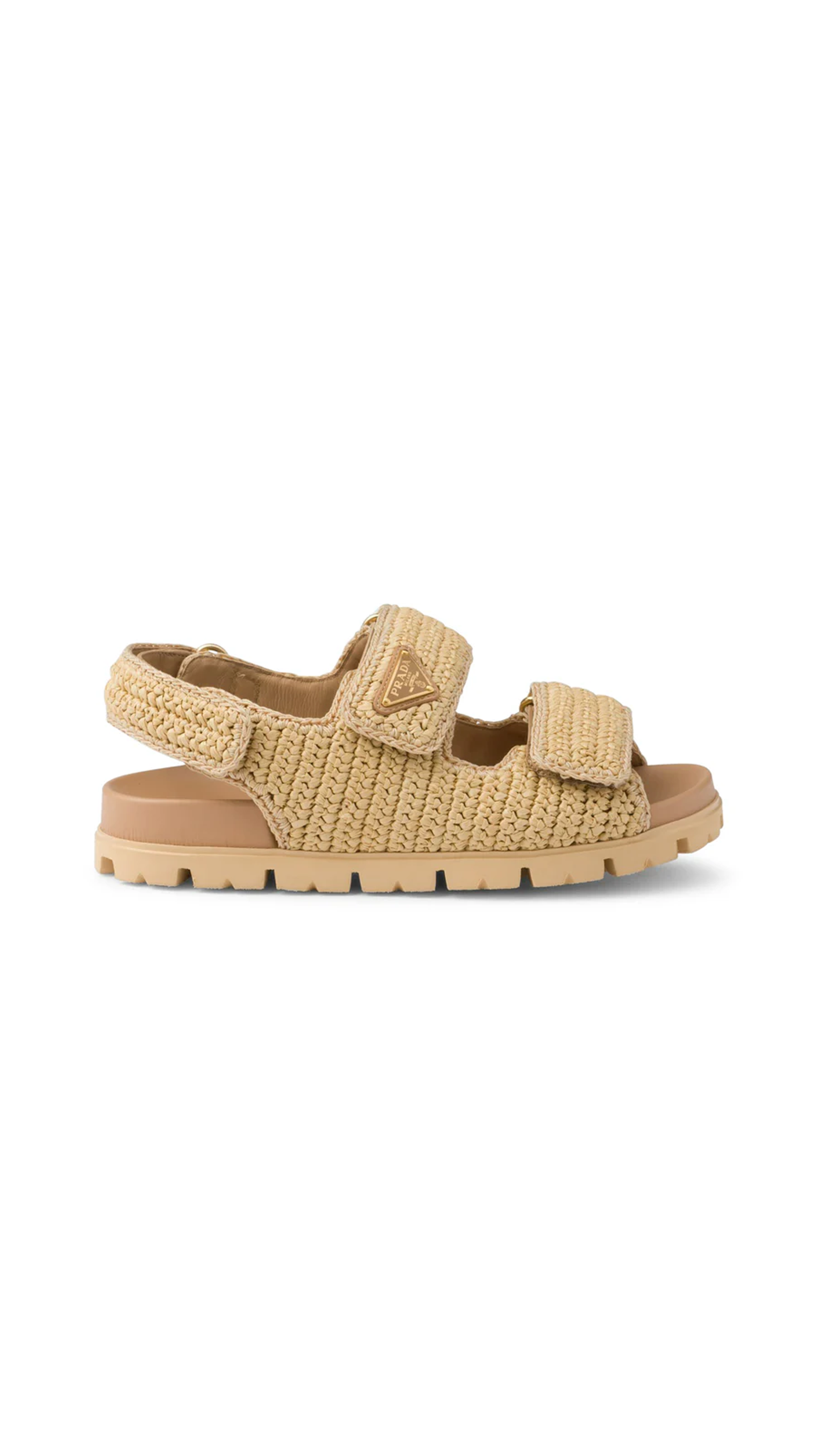 Crochet Raffia Sandal - Natural