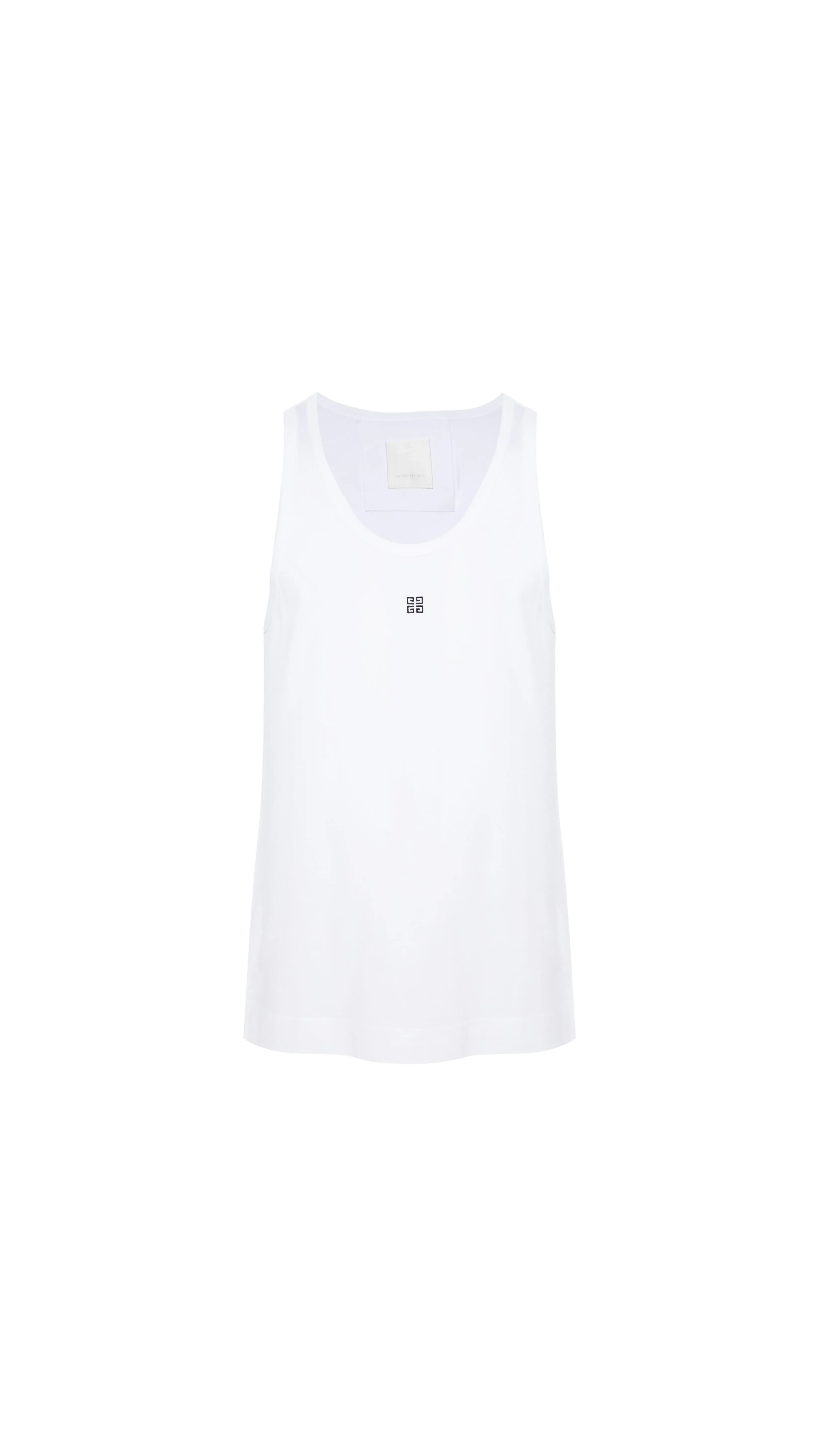 4g Slim Fit Tank Top - White