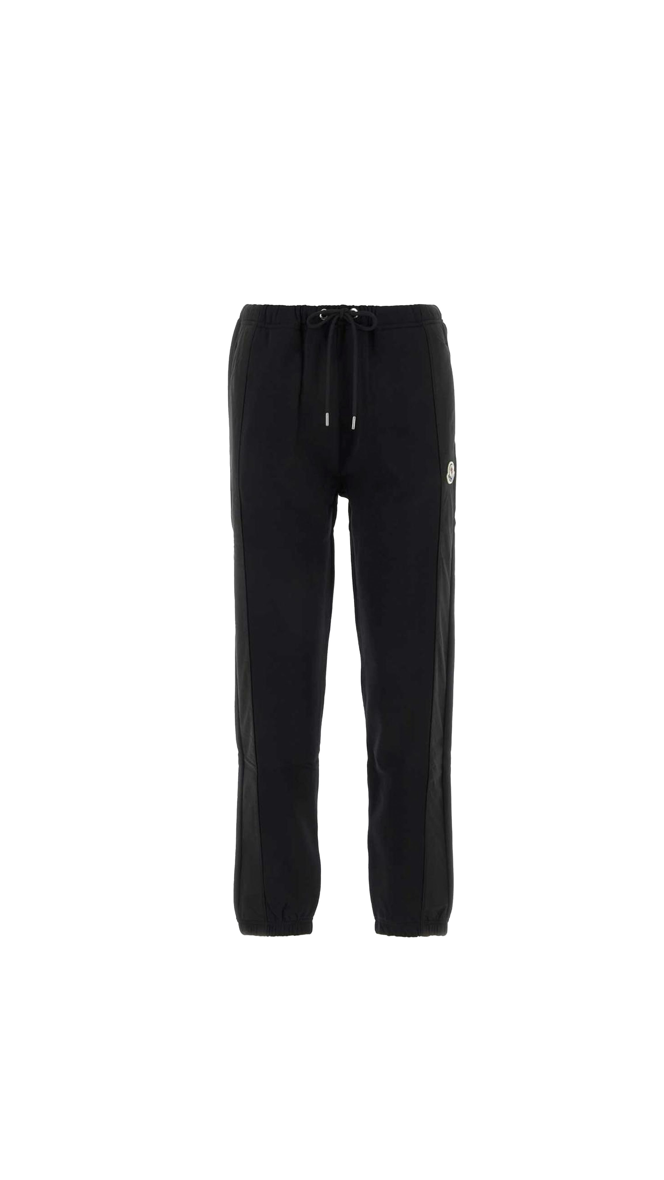 Cotton Blend Joggers - Black