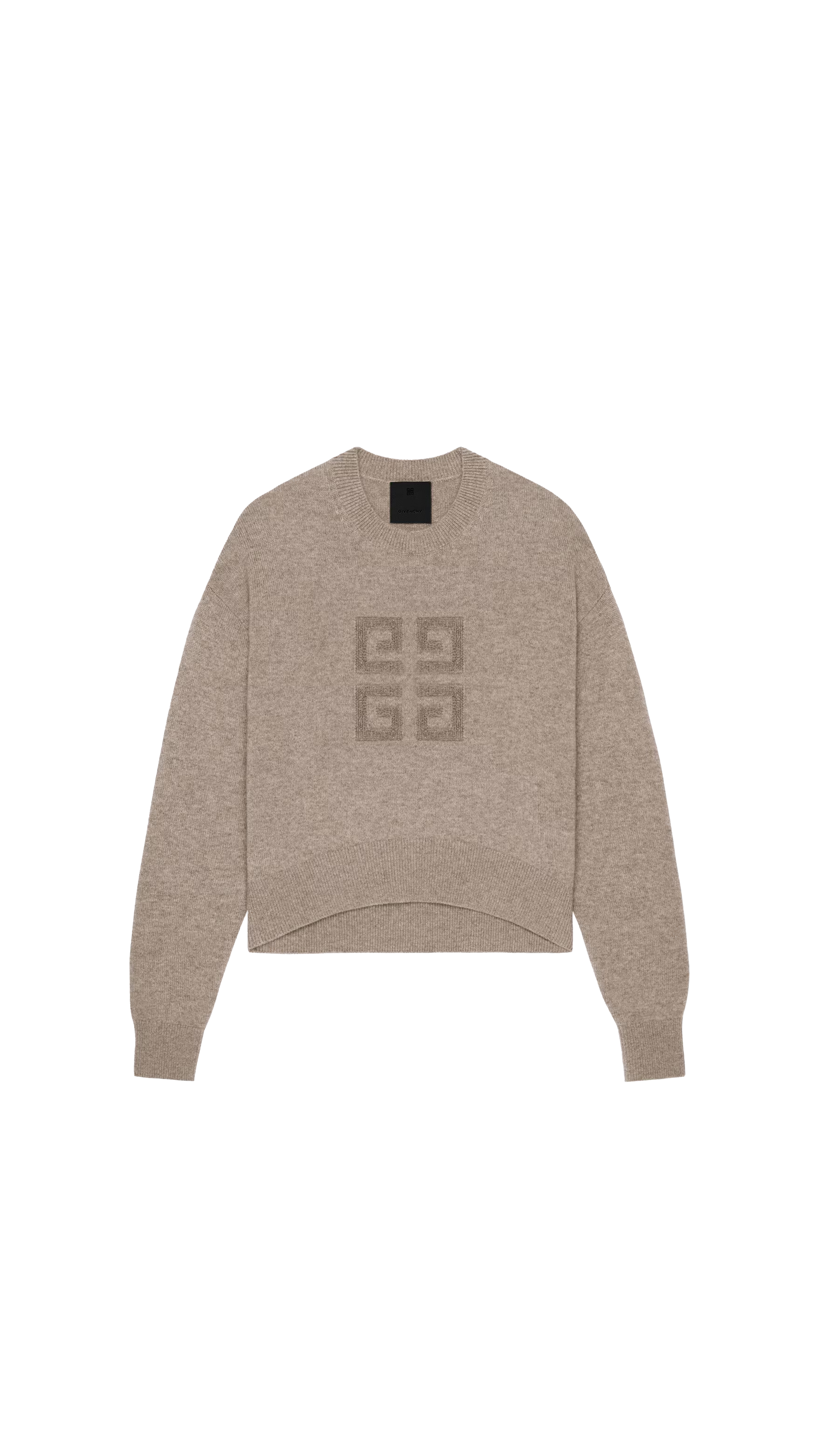 "4g" Cashmere Sweater - Pumice Beige