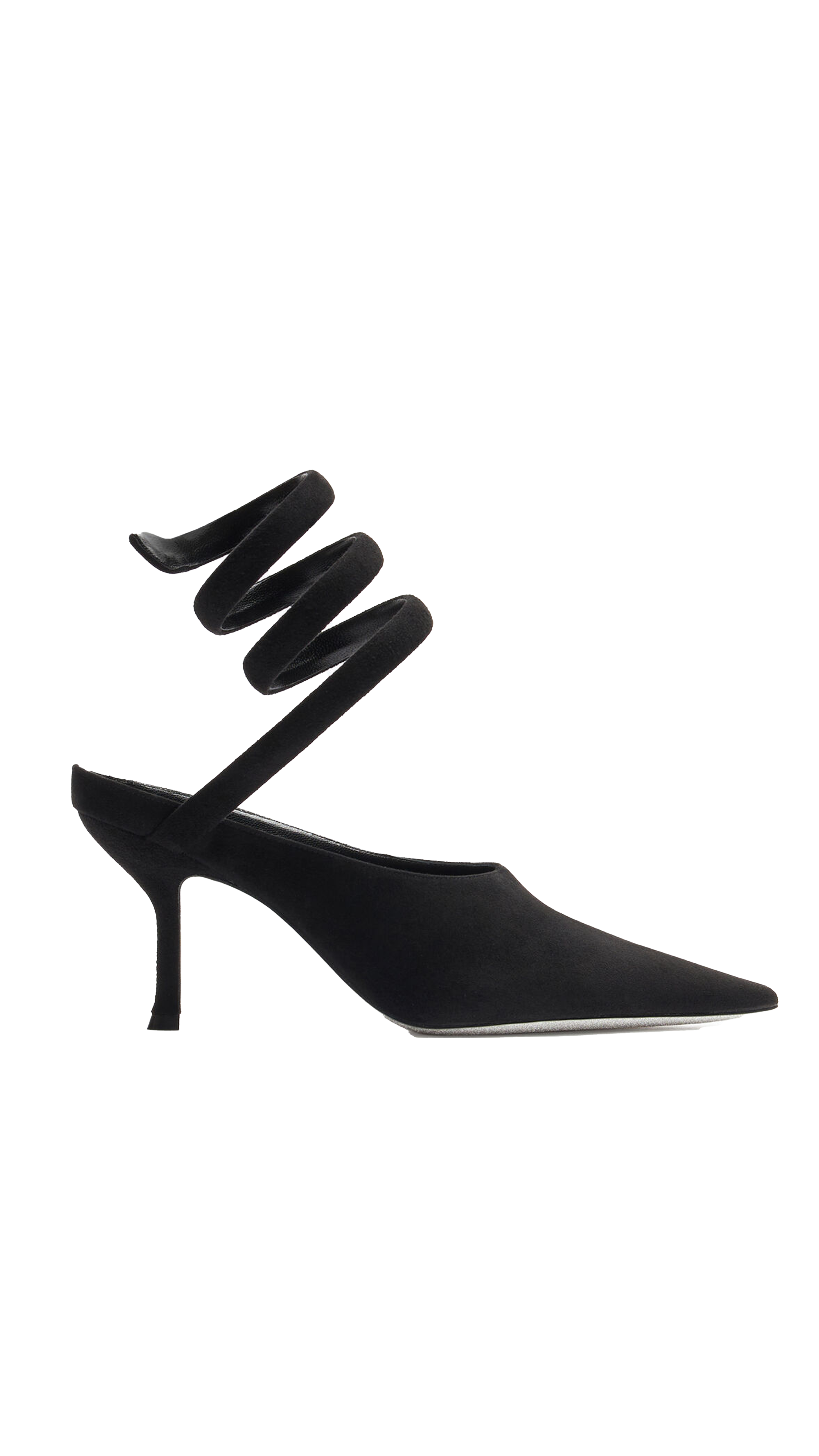 Grace Pump In Black Suede 80 - Black