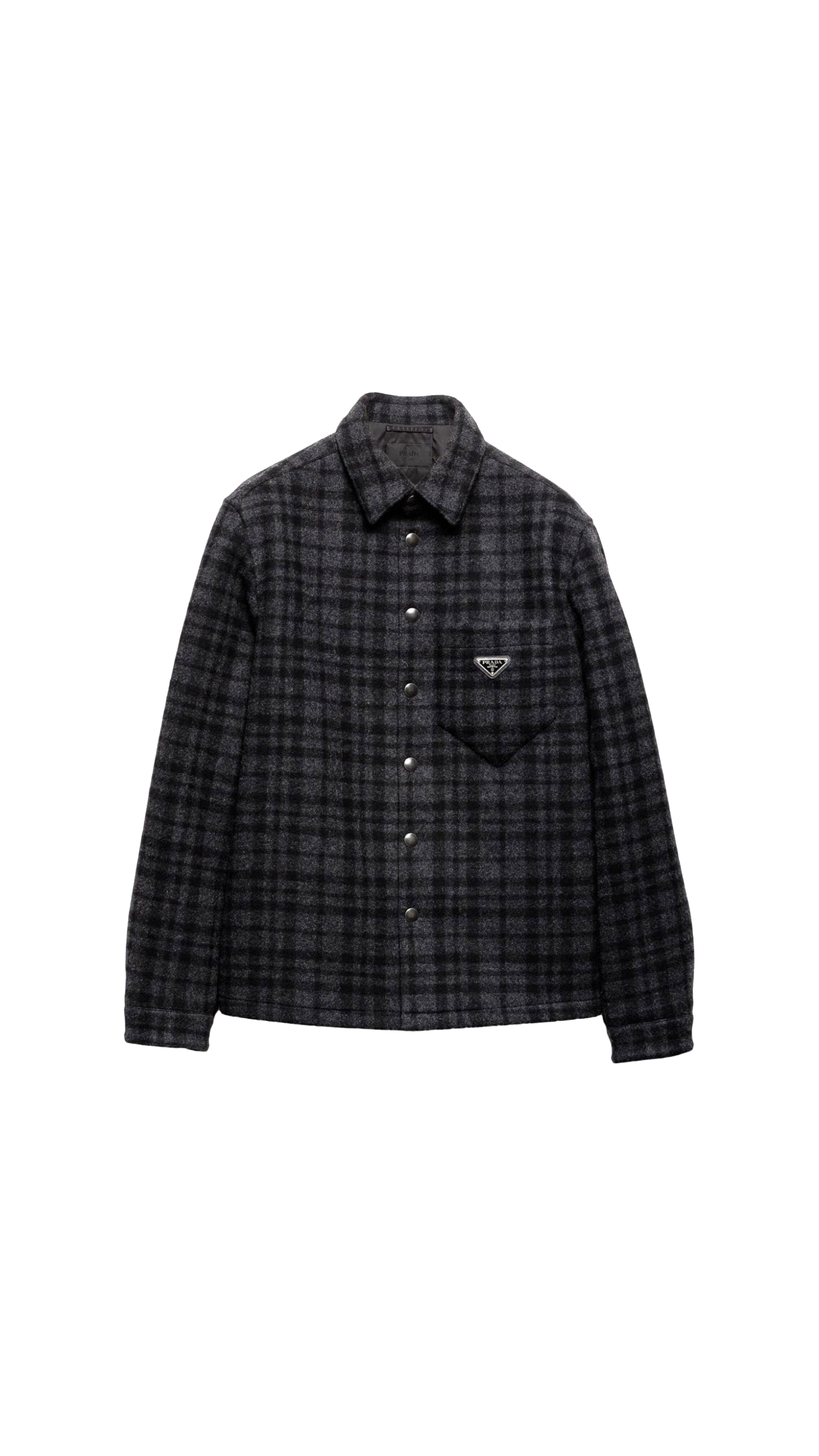 Wool Shirt - Anthracite Grey