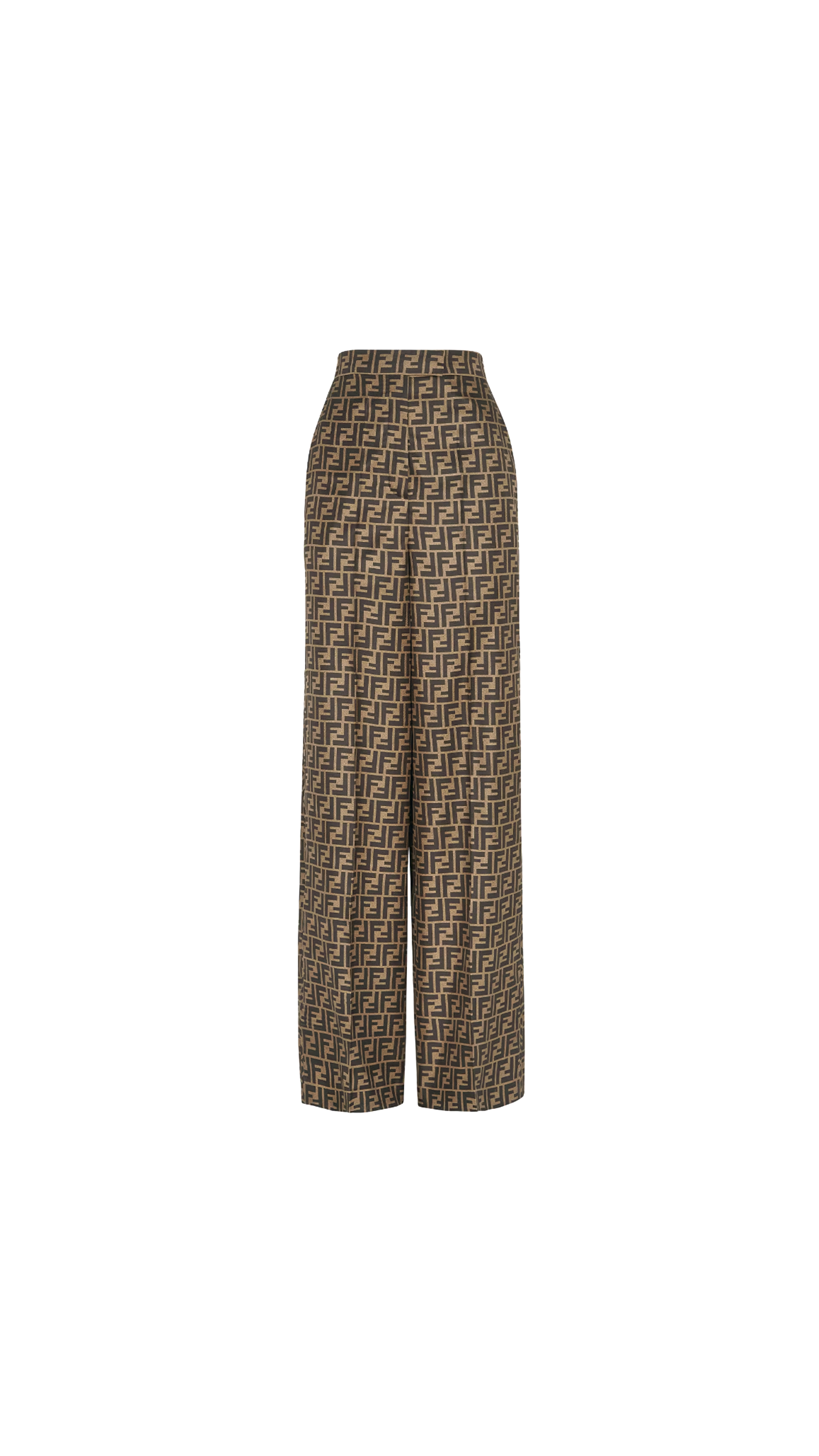 FF Silk Pants - Brown