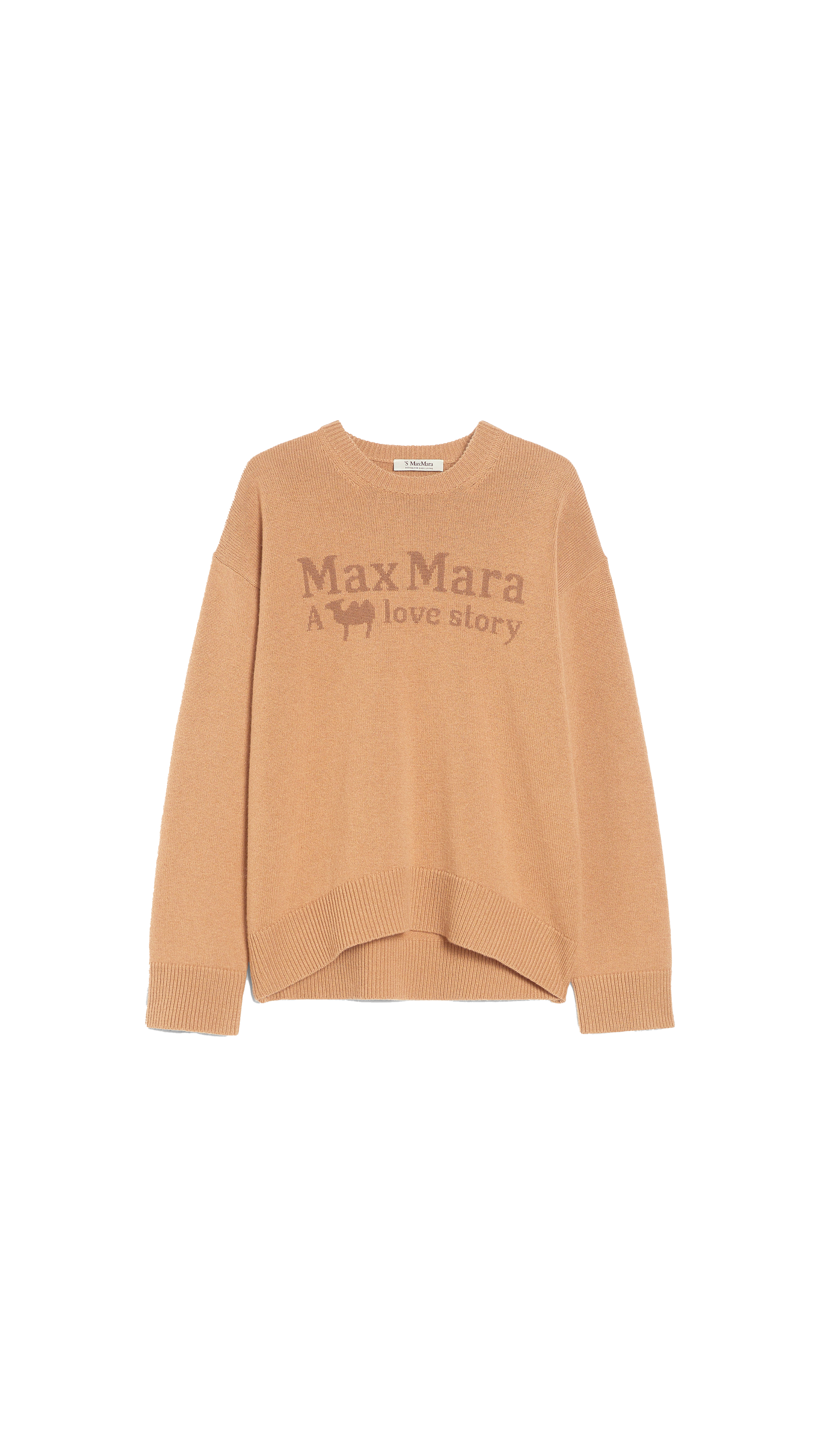 Wool And Cashmere Crew-neck Sweater - Camel