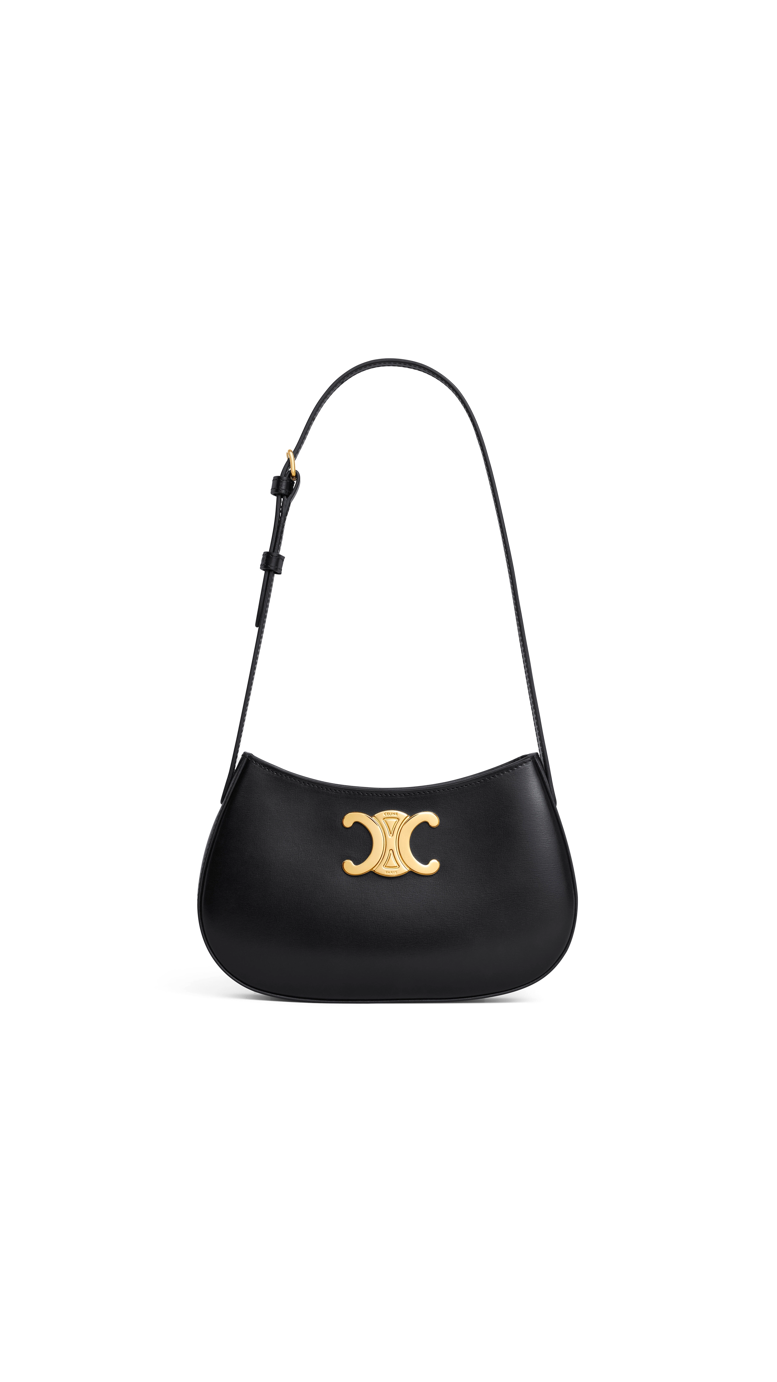 Medium Tilly Bag in Calfskin - Black