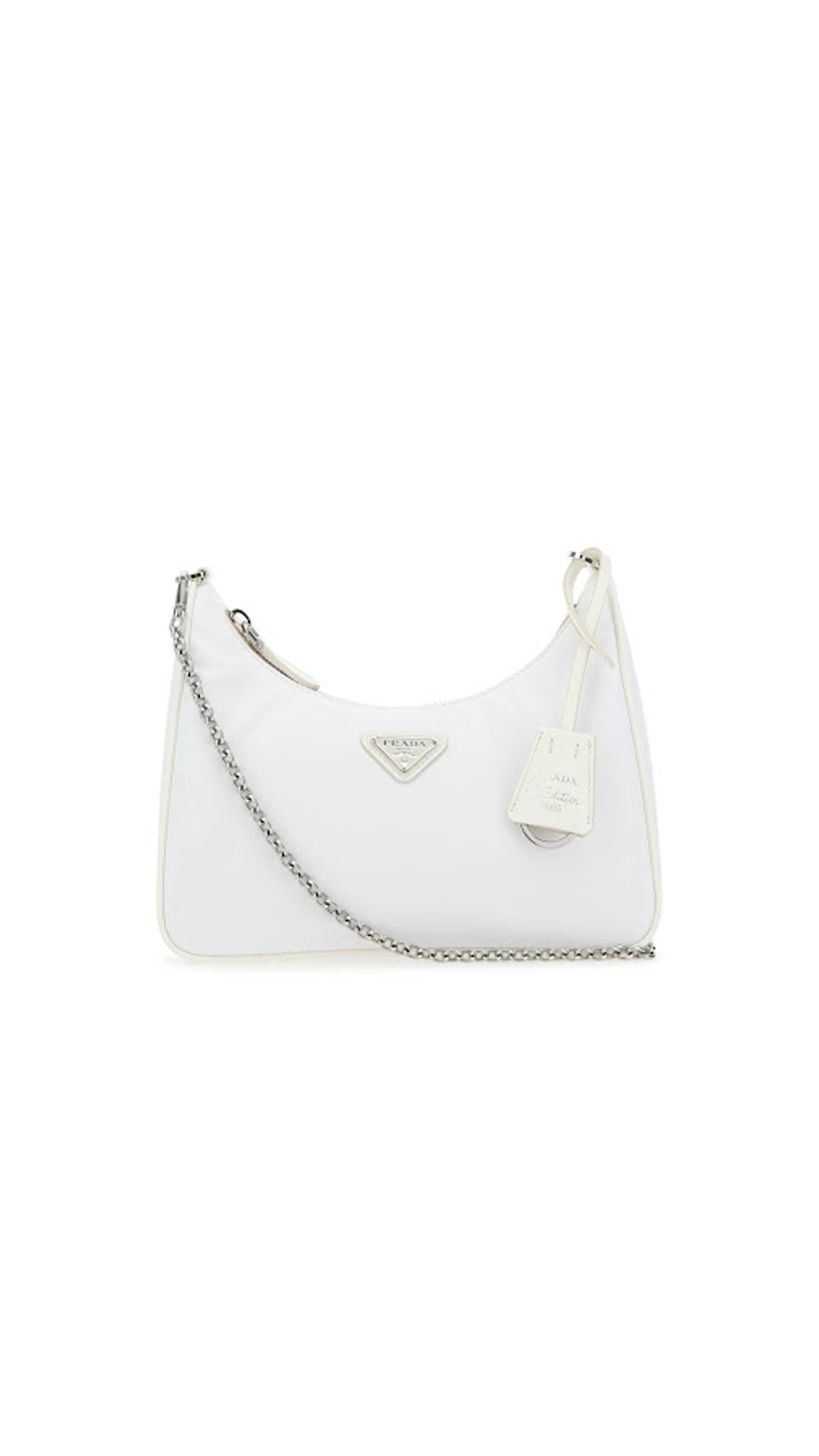 Prada Re-Edition 2005 Re-Nylon Bag - White