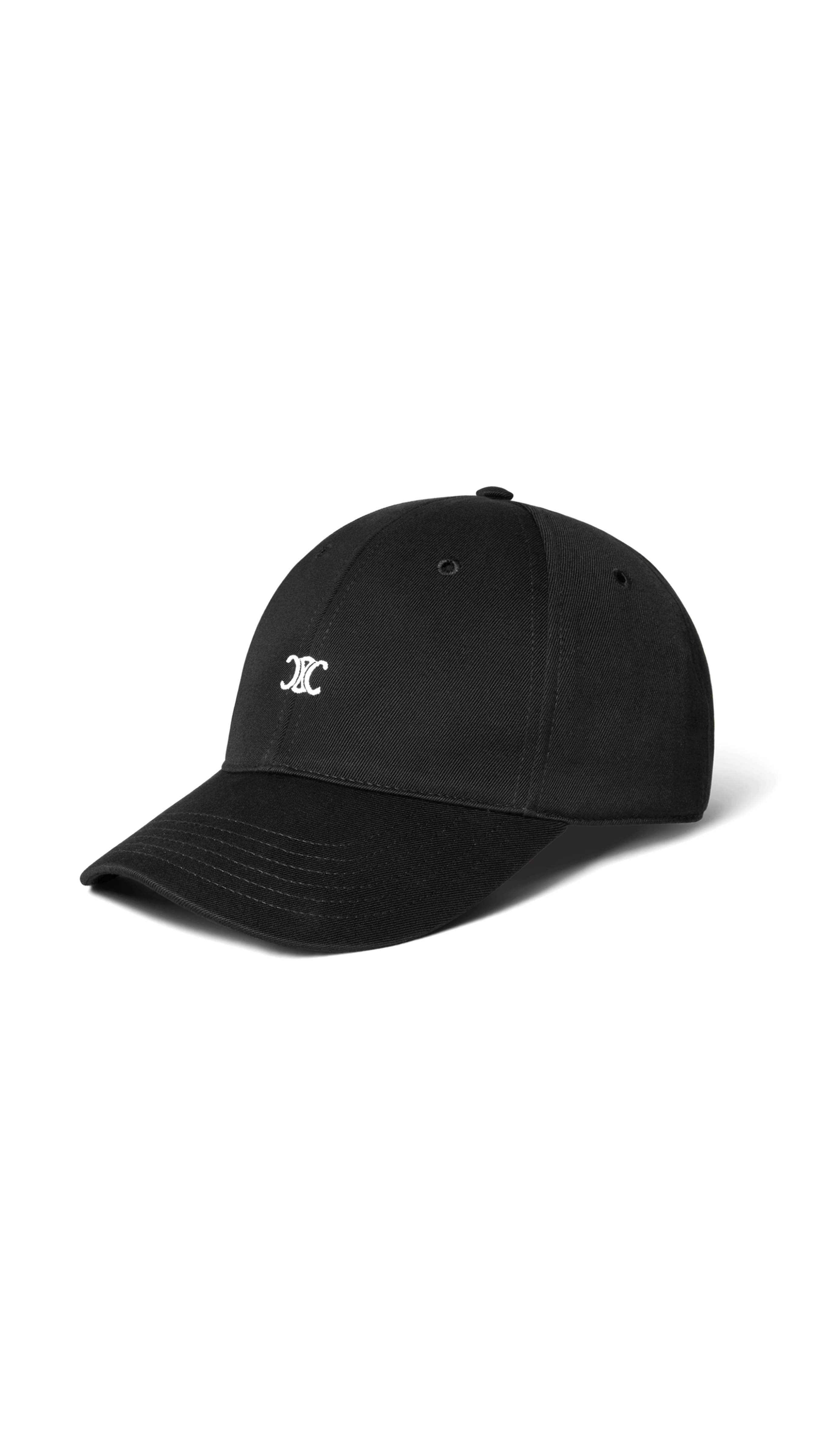 Baseball Cap With Logo - Black