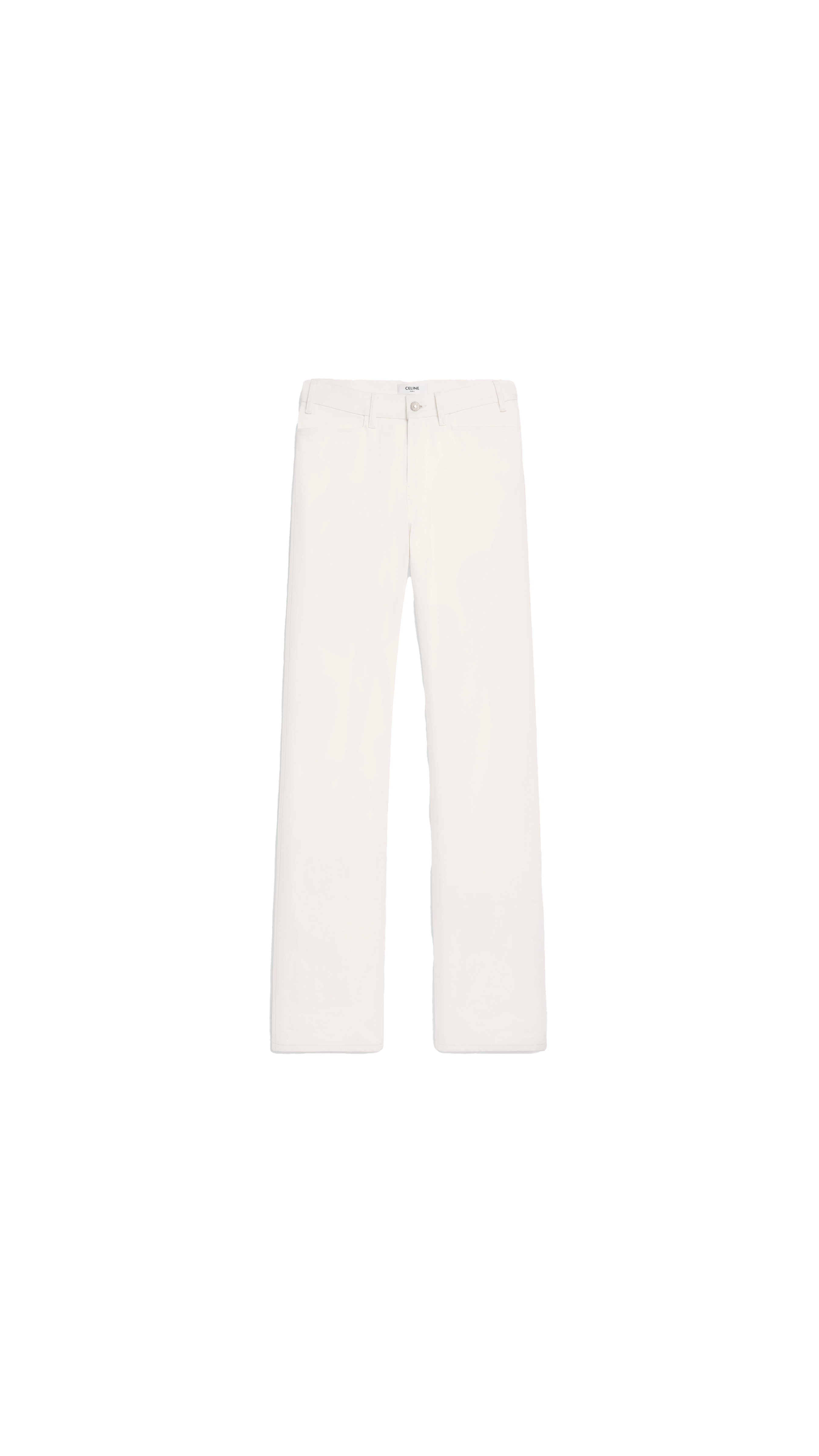 Miles Jeans In Rinsed Wash Denim - White