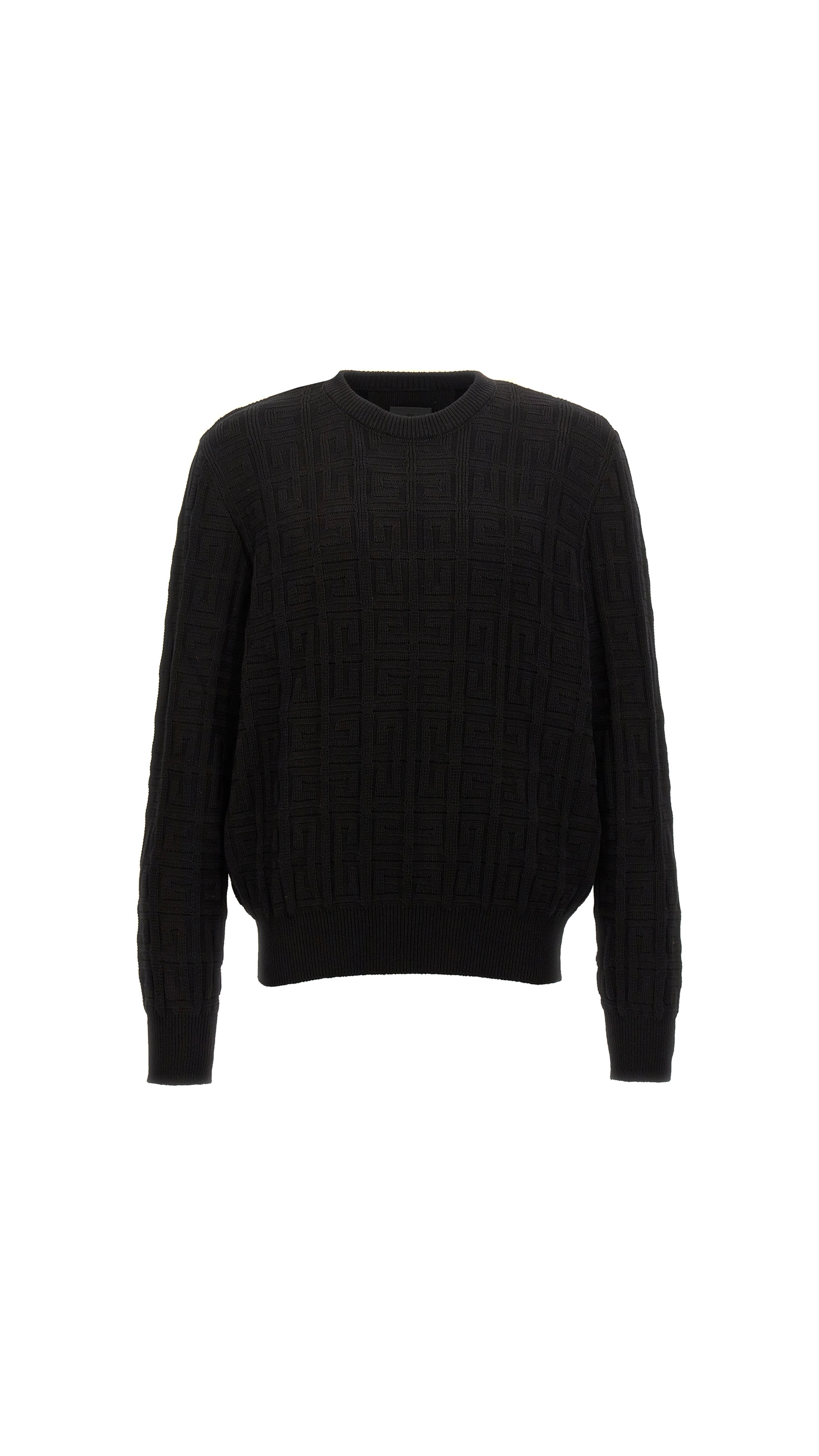 Sweater with 4G Jacquard Logo - Black