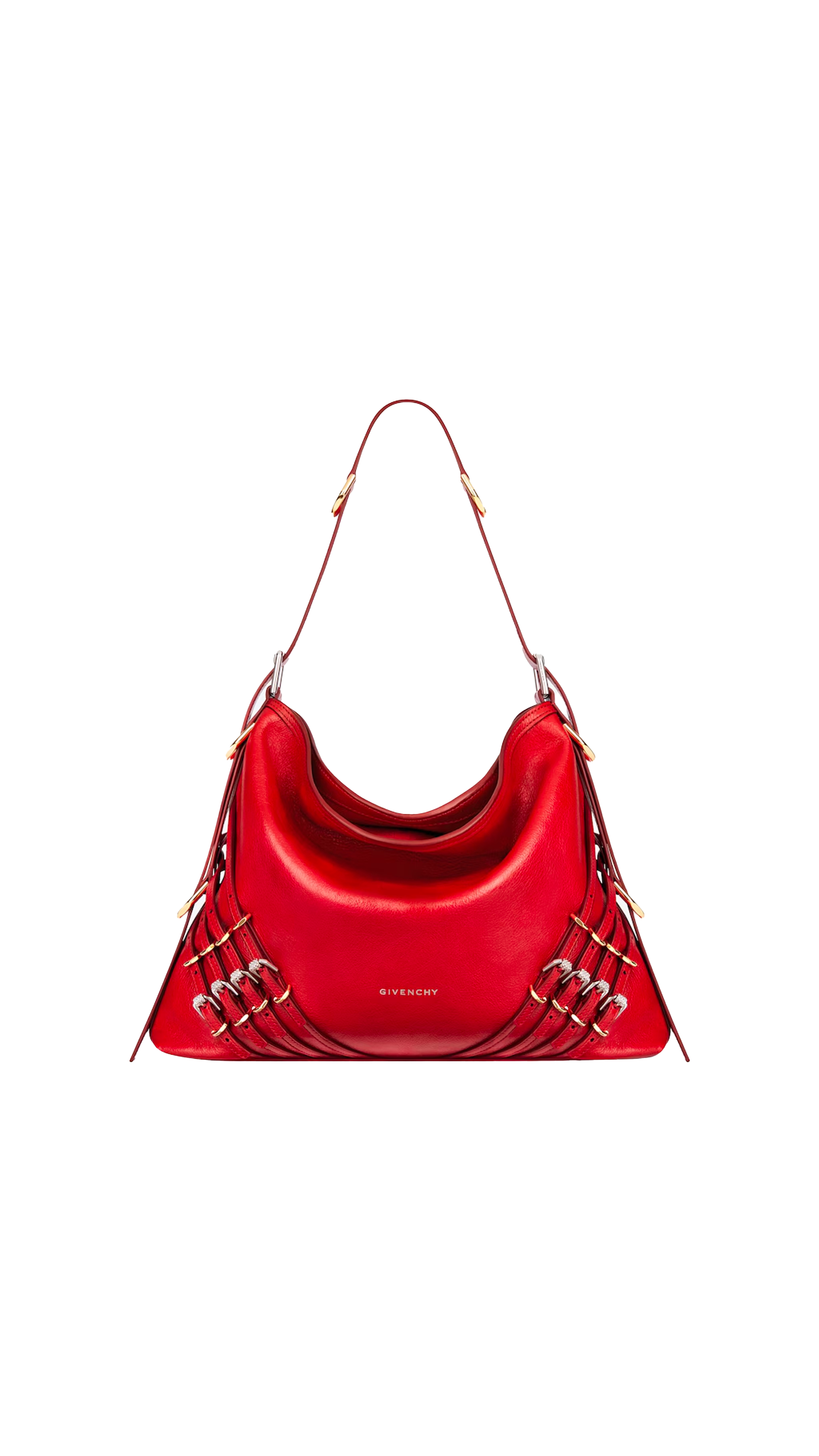 Givenchy Medium Voyou Buckles Bag - Red