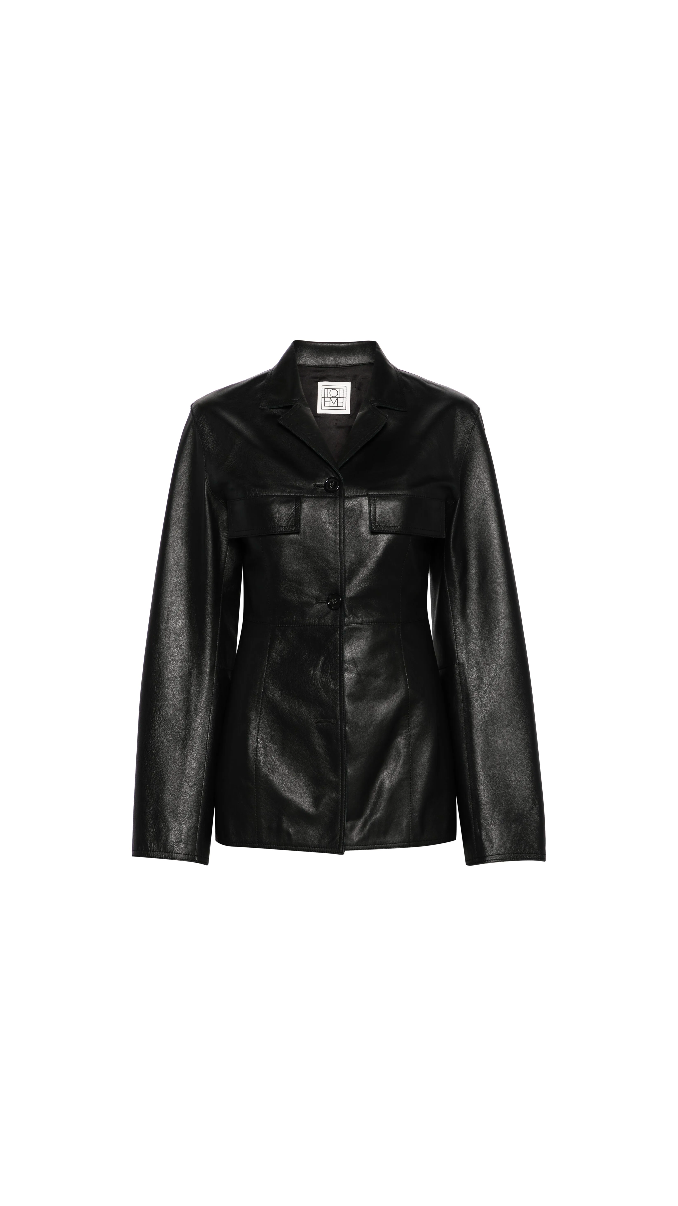 Hourglass Leather Jacket - Black