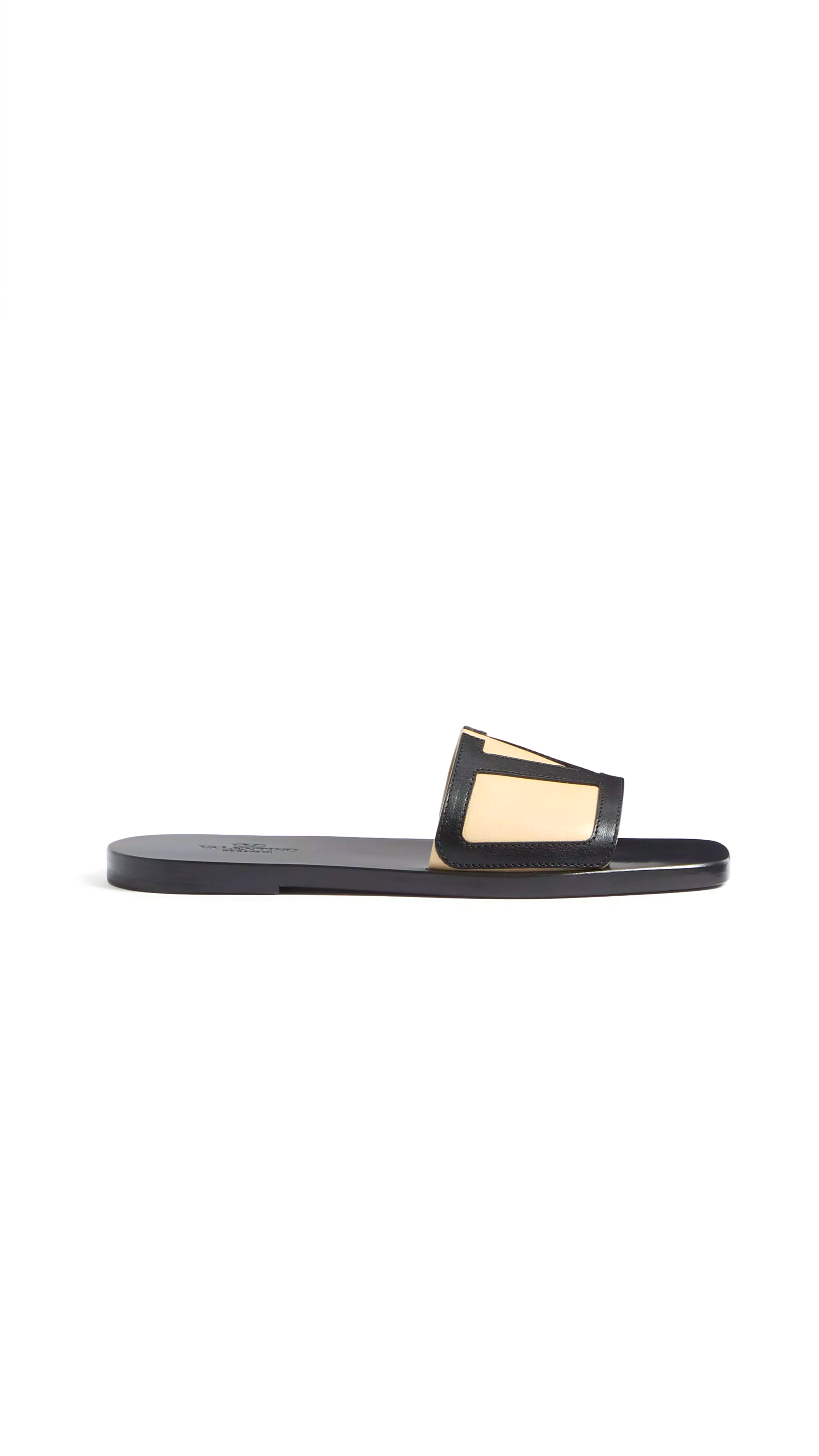 Viva Superstar Slide Sandal In Nappa Leather - Black