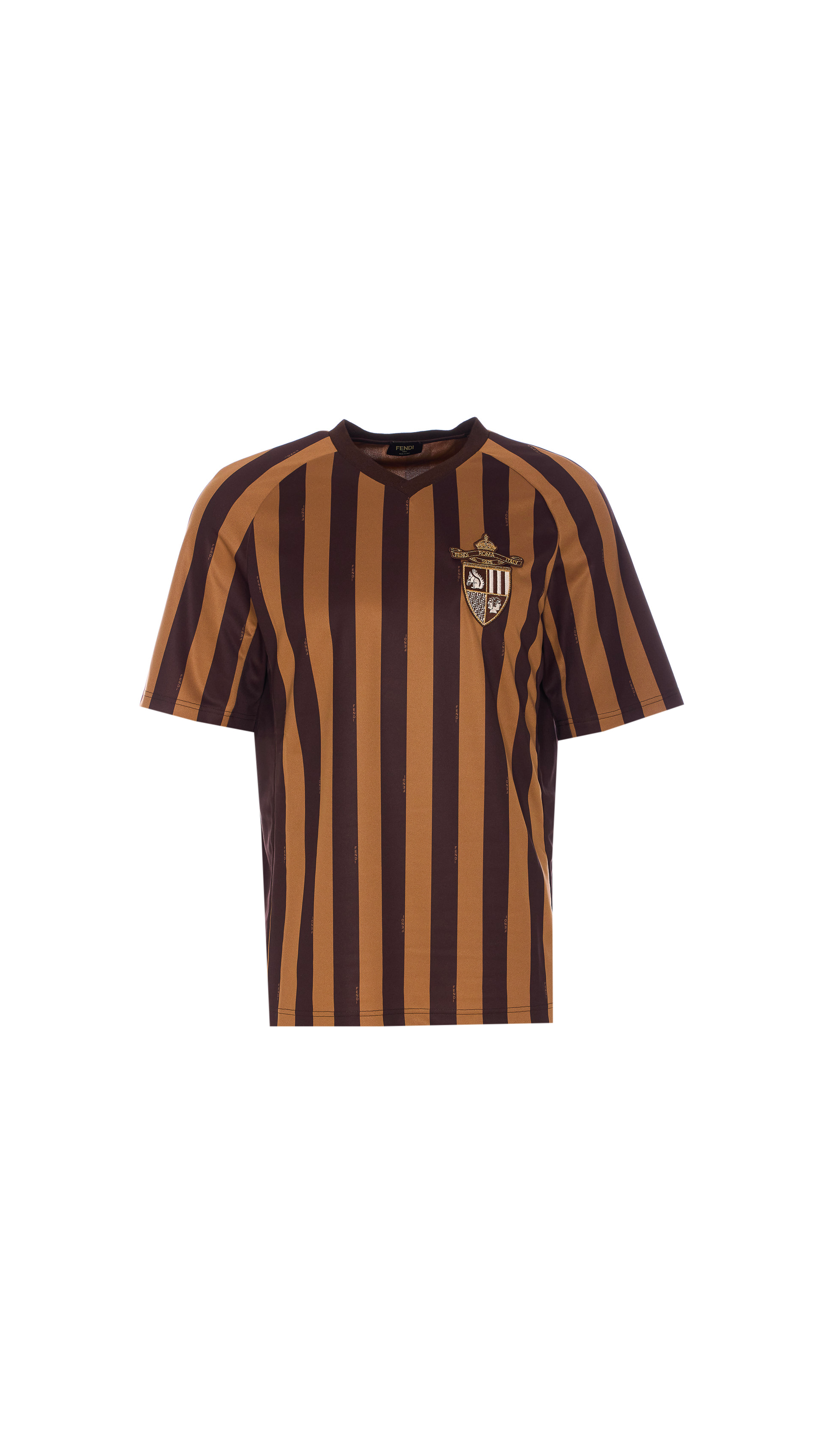 Pequin Fabric T-shirt - Brown