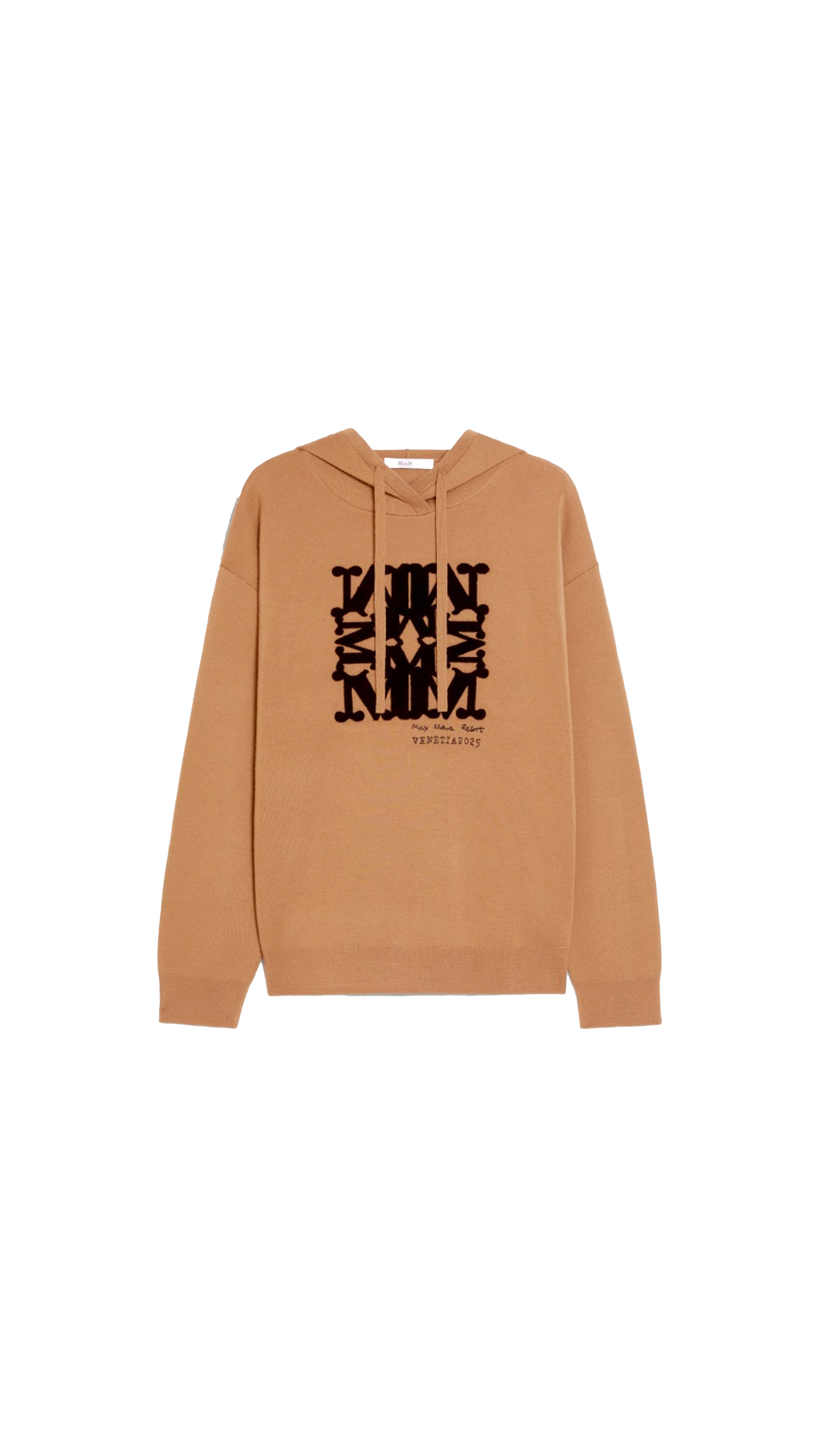 Wool Knit Sweatshirt - Camel