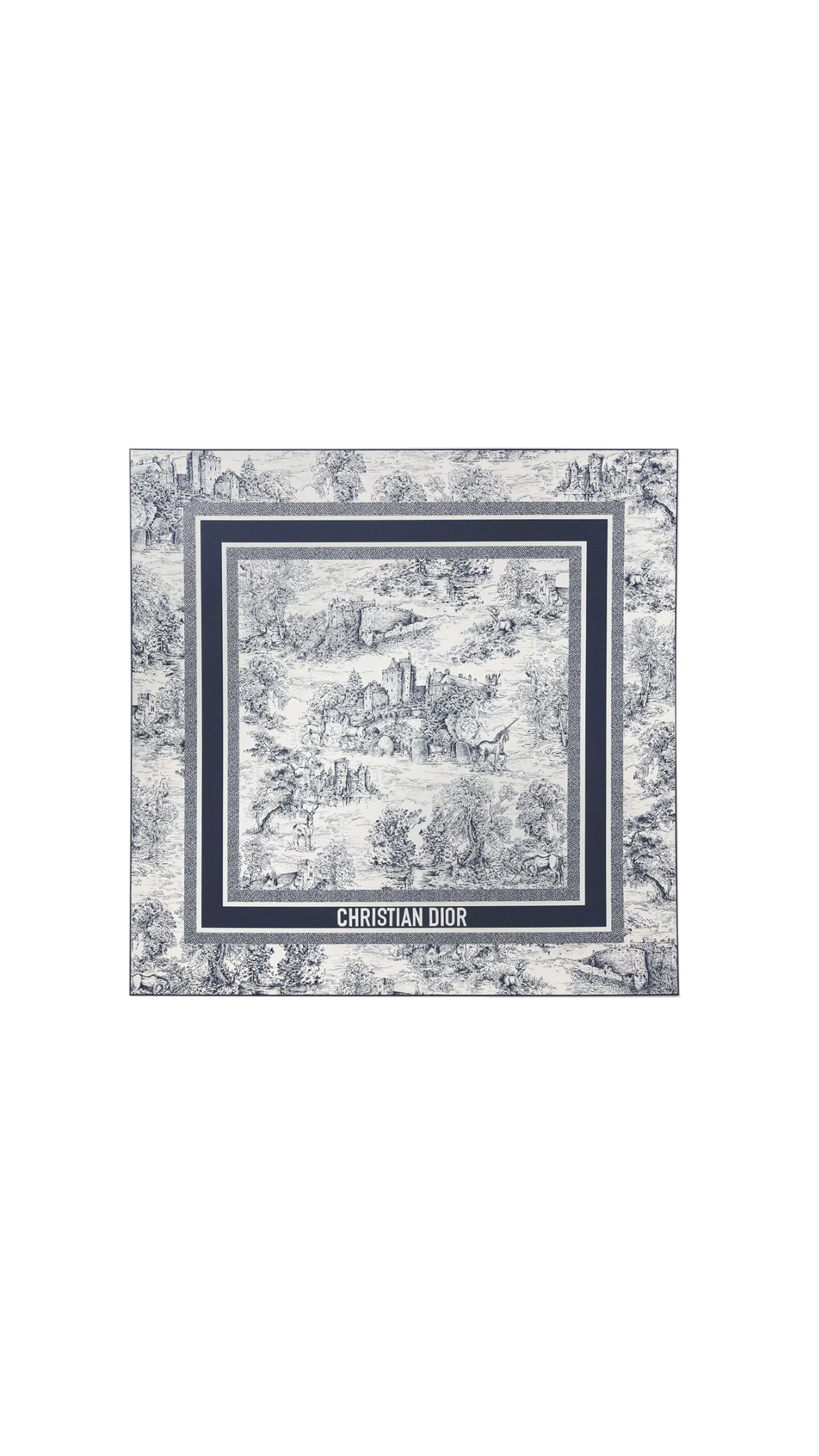 Toile de Jouy Scotland Shawl - Multicolor