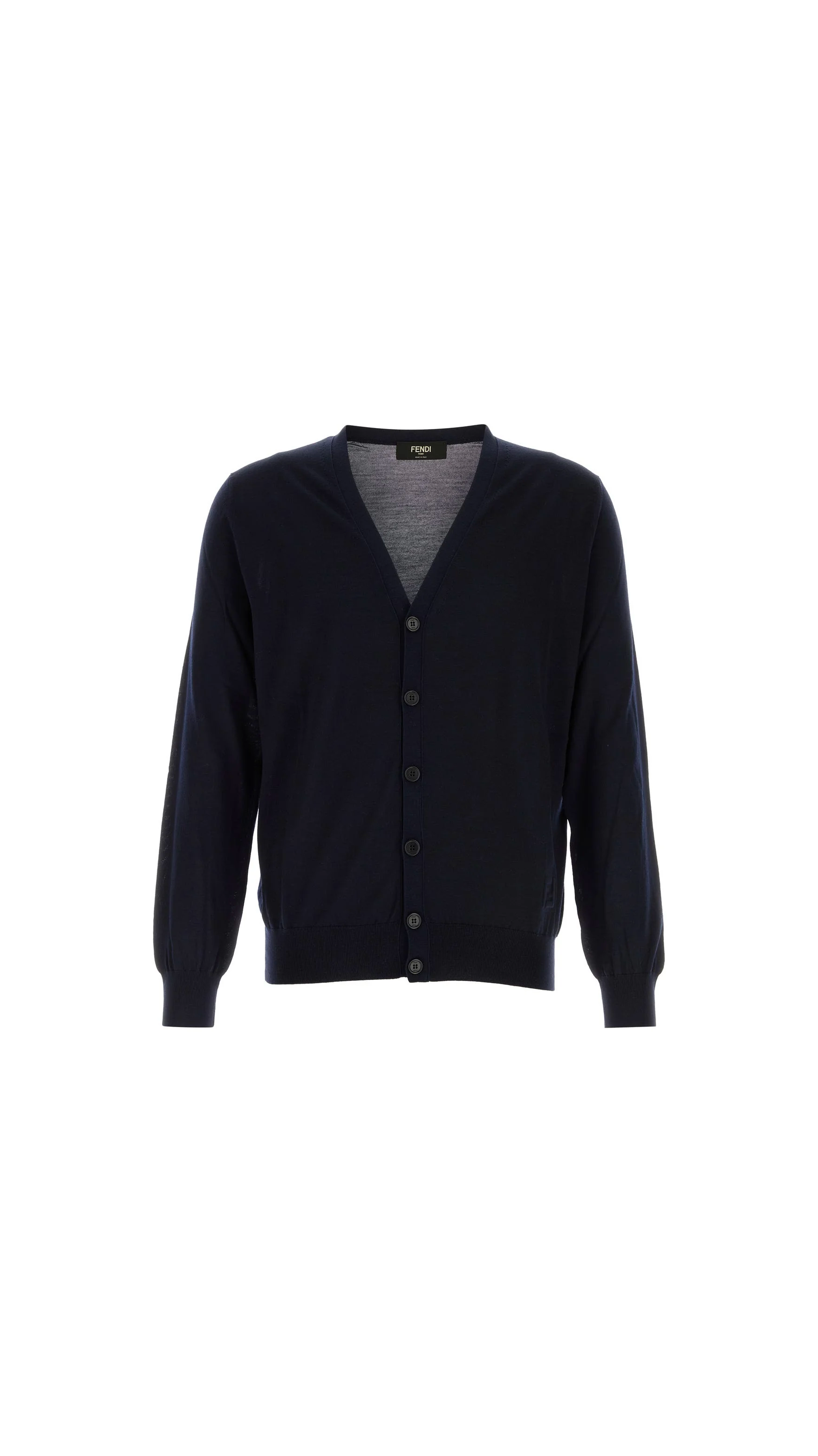 Wool Cardigan - Midnight Blue