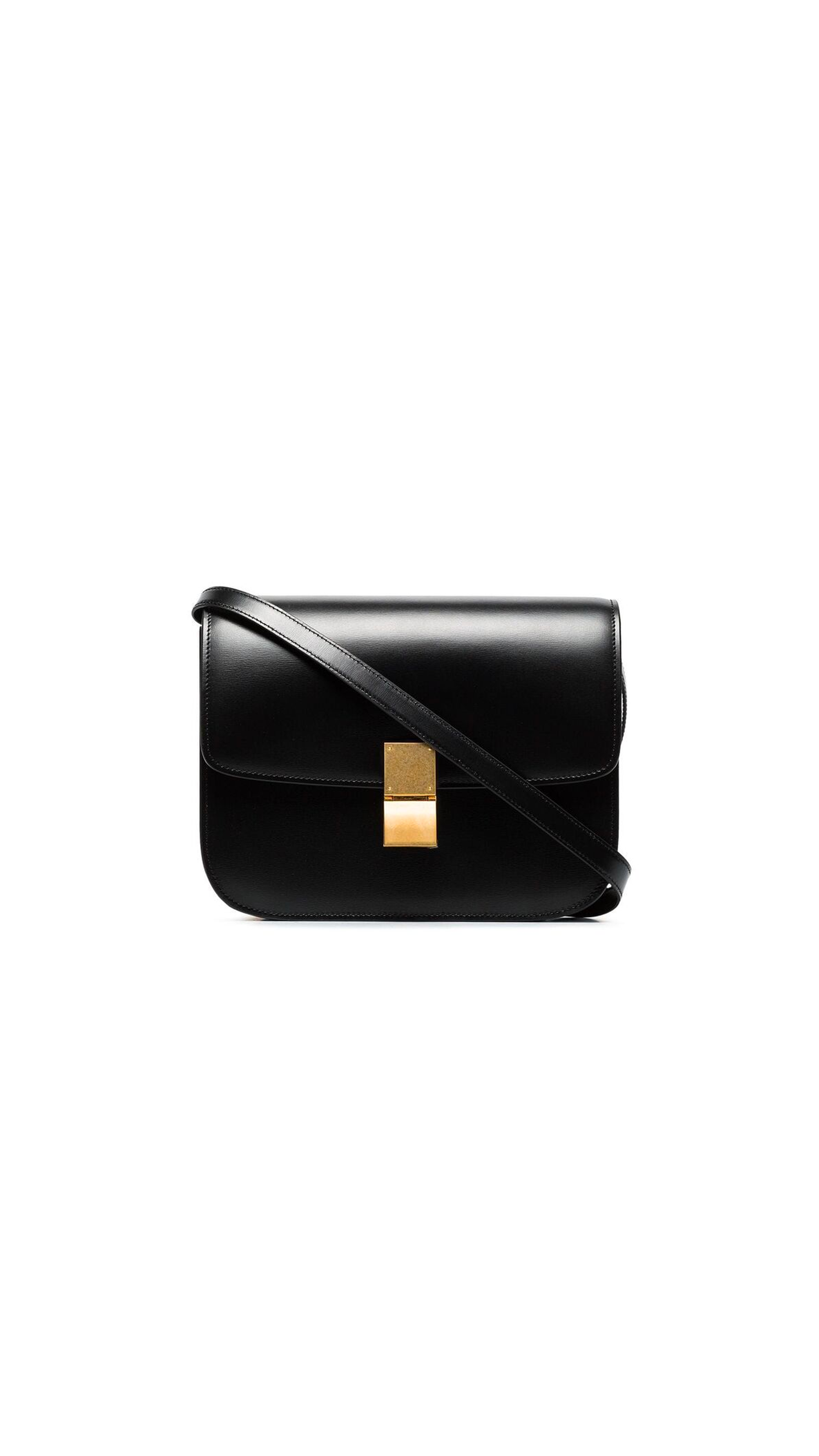 Box Flap Bag - Black